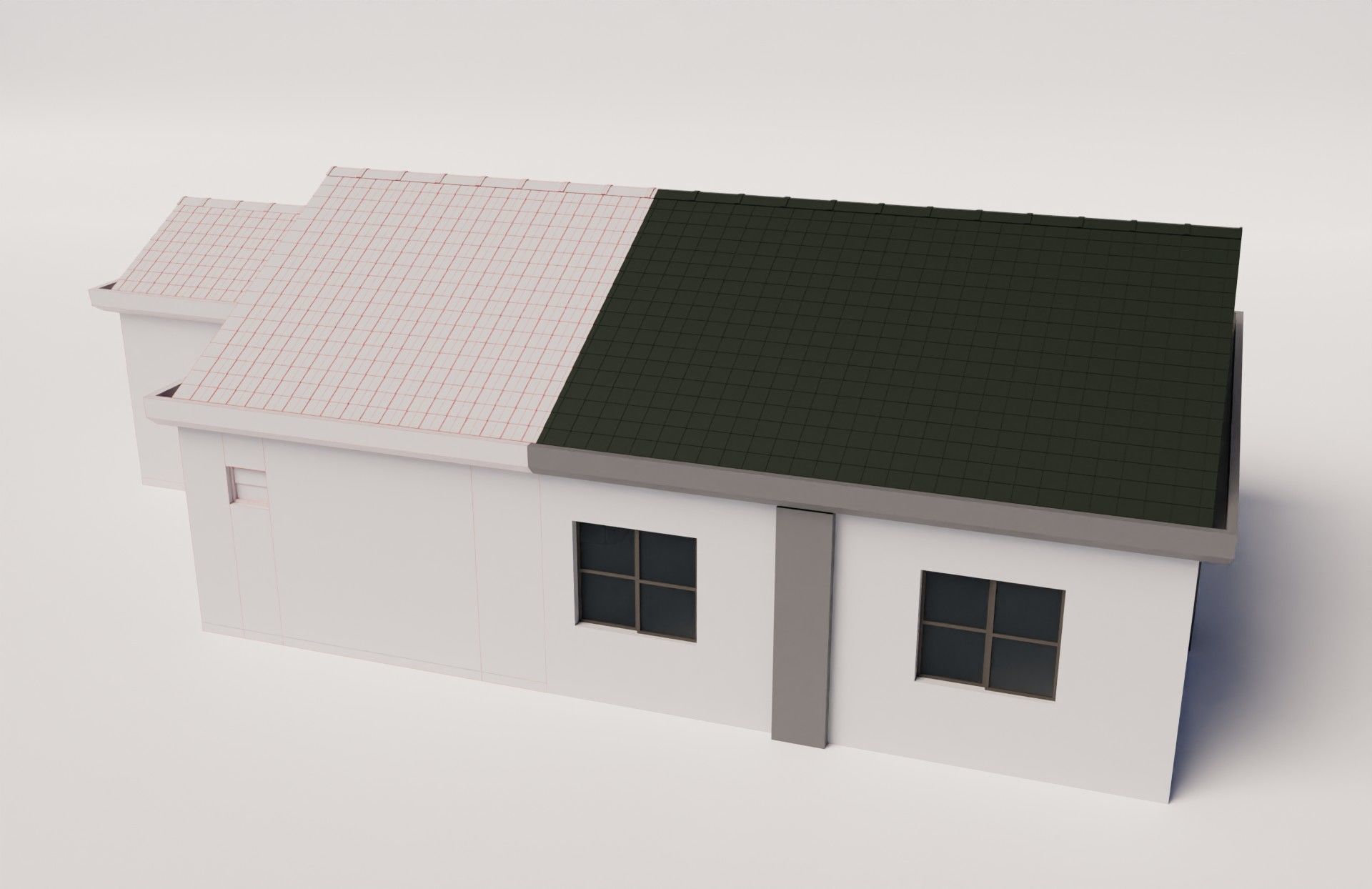 Medium sized house with modern design 3D model_11