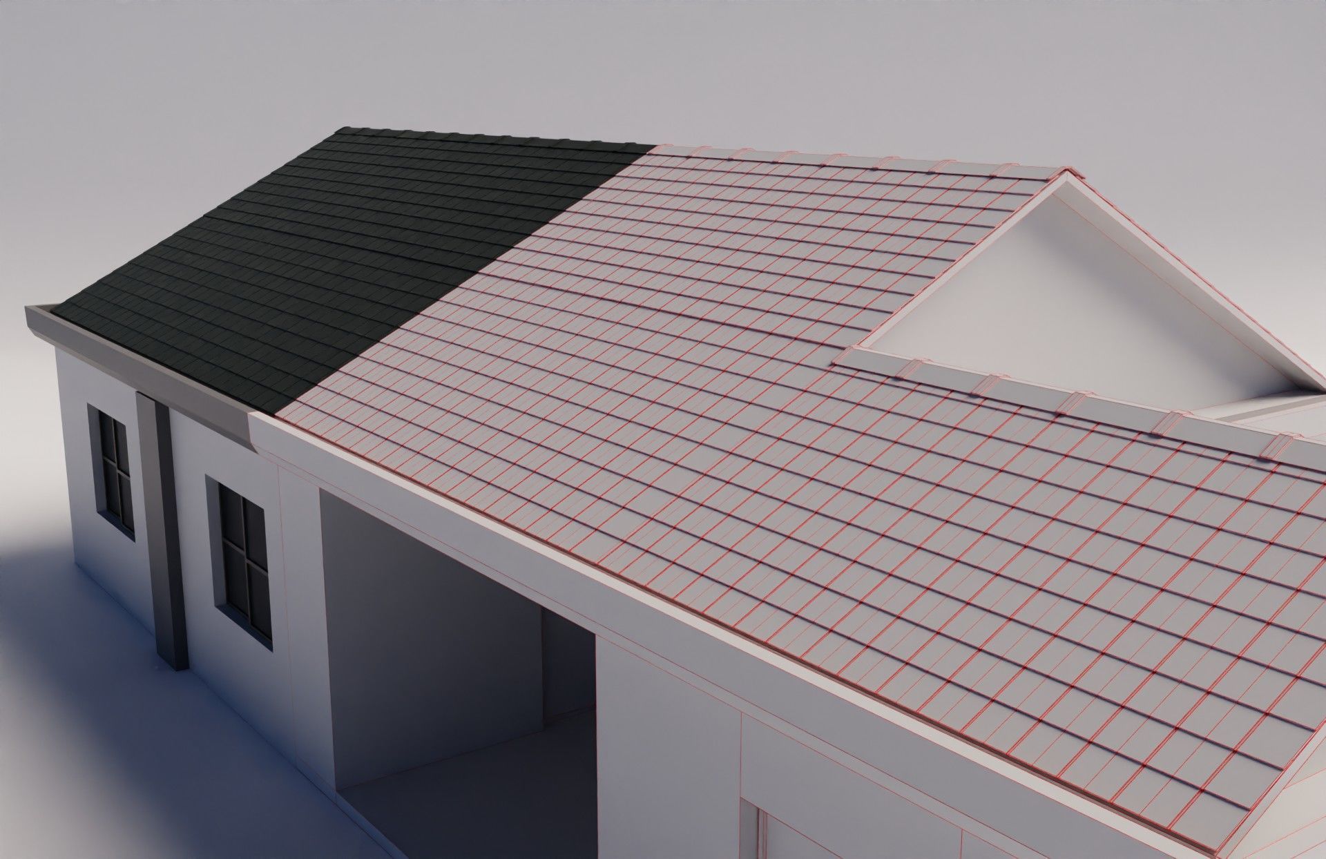 Medium sized house with modern design 3D model_15