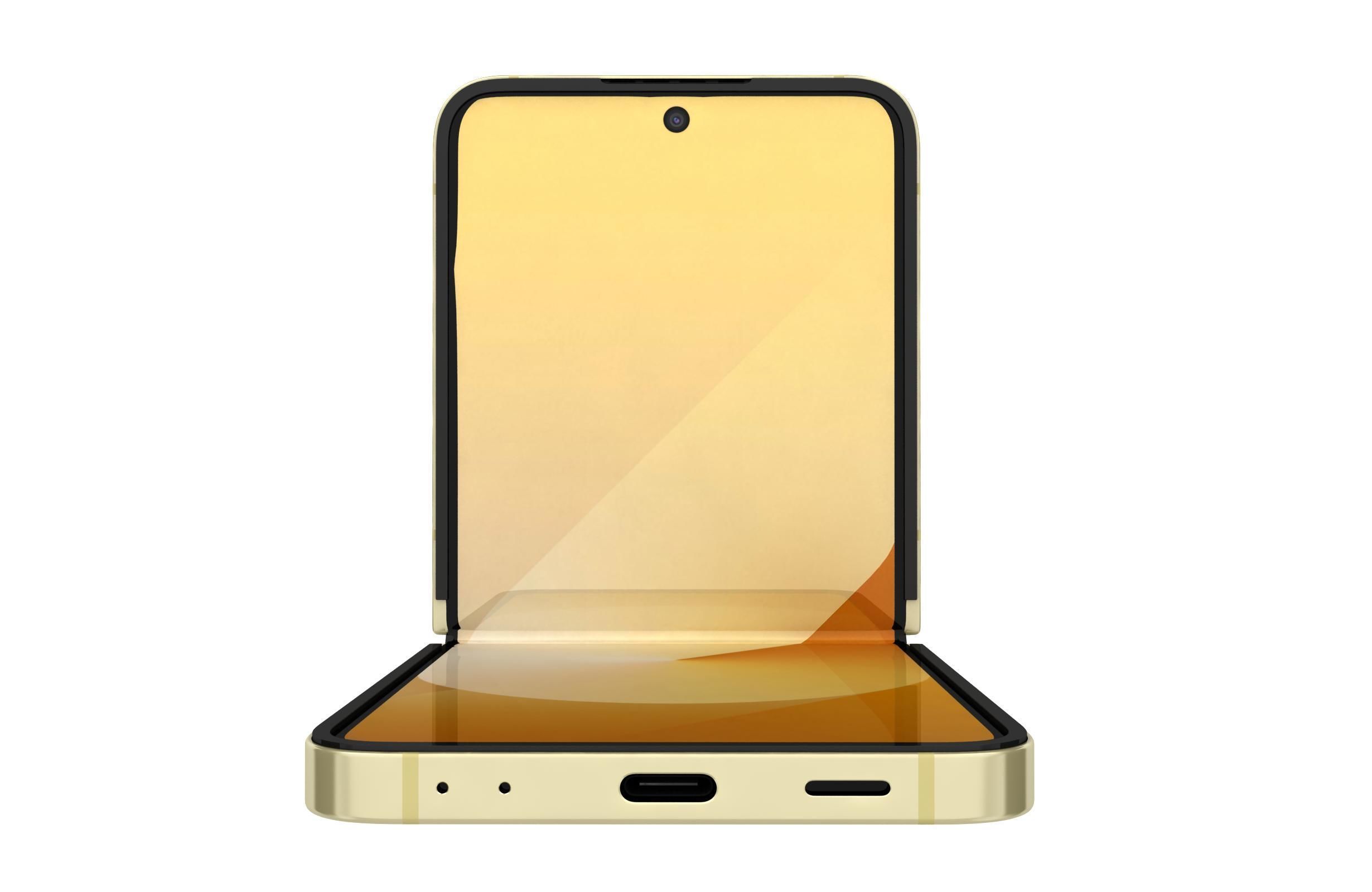Samsung Galaxy Z Flip 6 Yellow 3D model_1