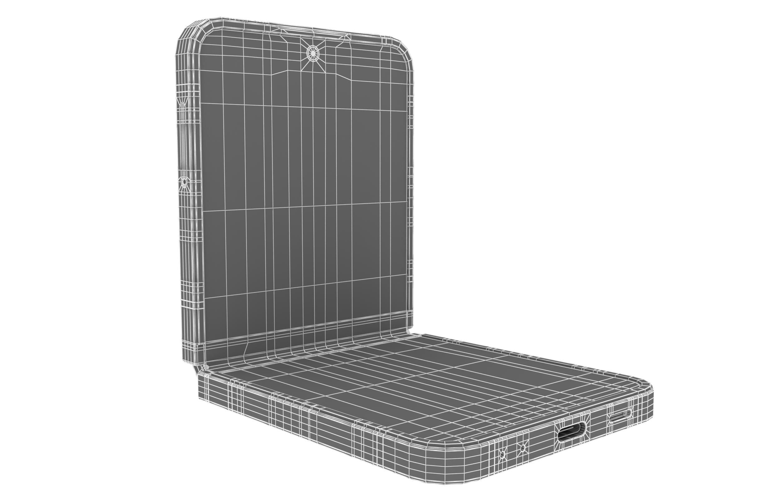 Samsung Galaxy Z Flip 6 Yellow 3D model_15