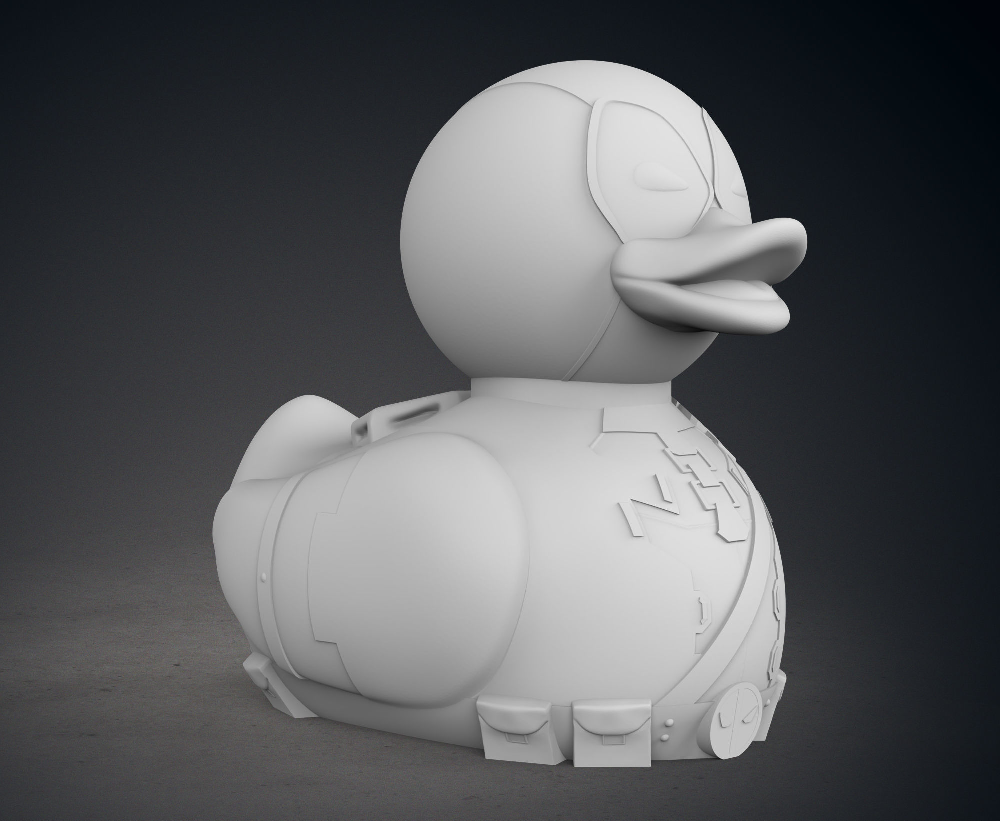 Deadpool and Wolverine Rubber Duck Pack 3D print model_12