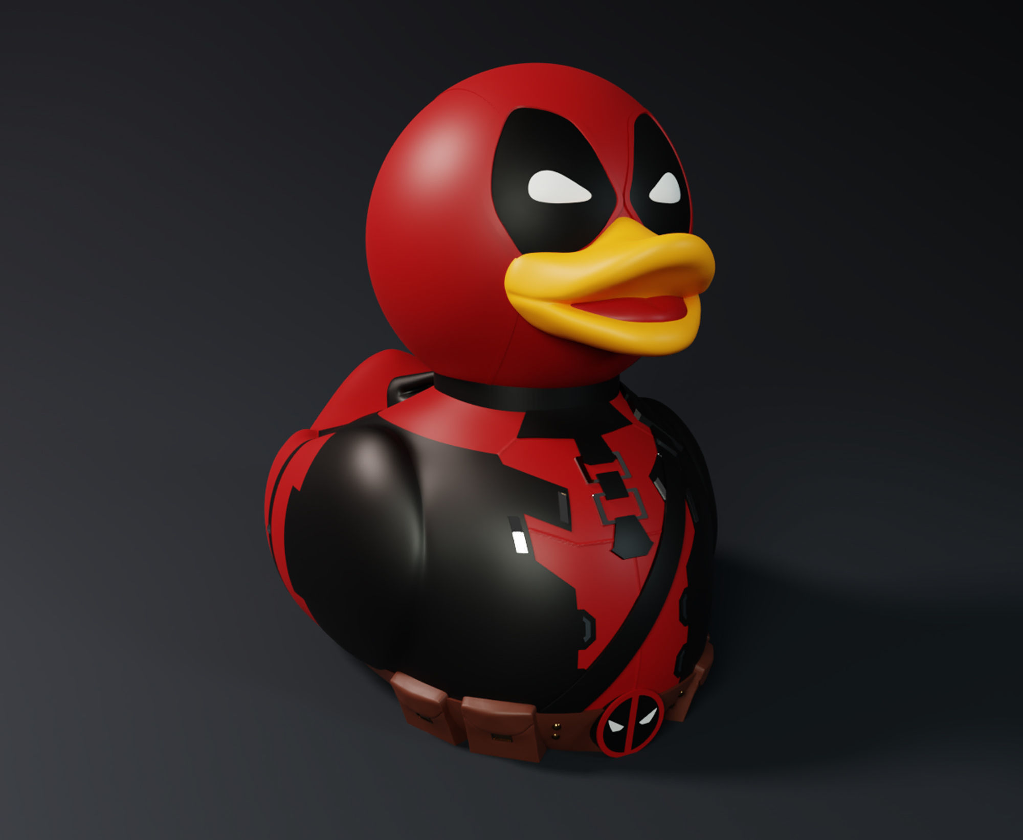 Deadpool and Wolverine Rubber Duck Pack 3D print model_1