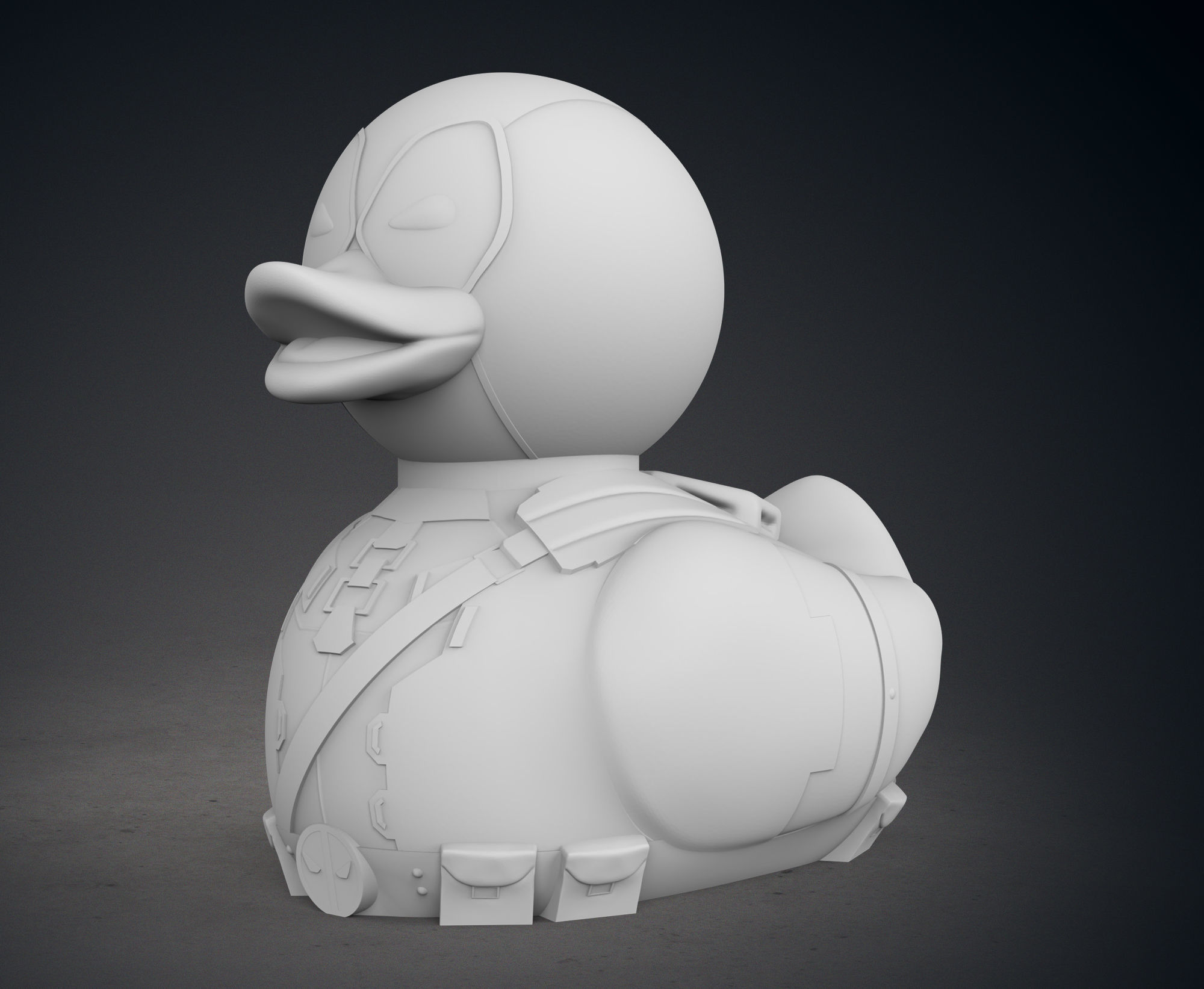 Deadpool and Wolverine Rubber Duck Pack 3D print model_6