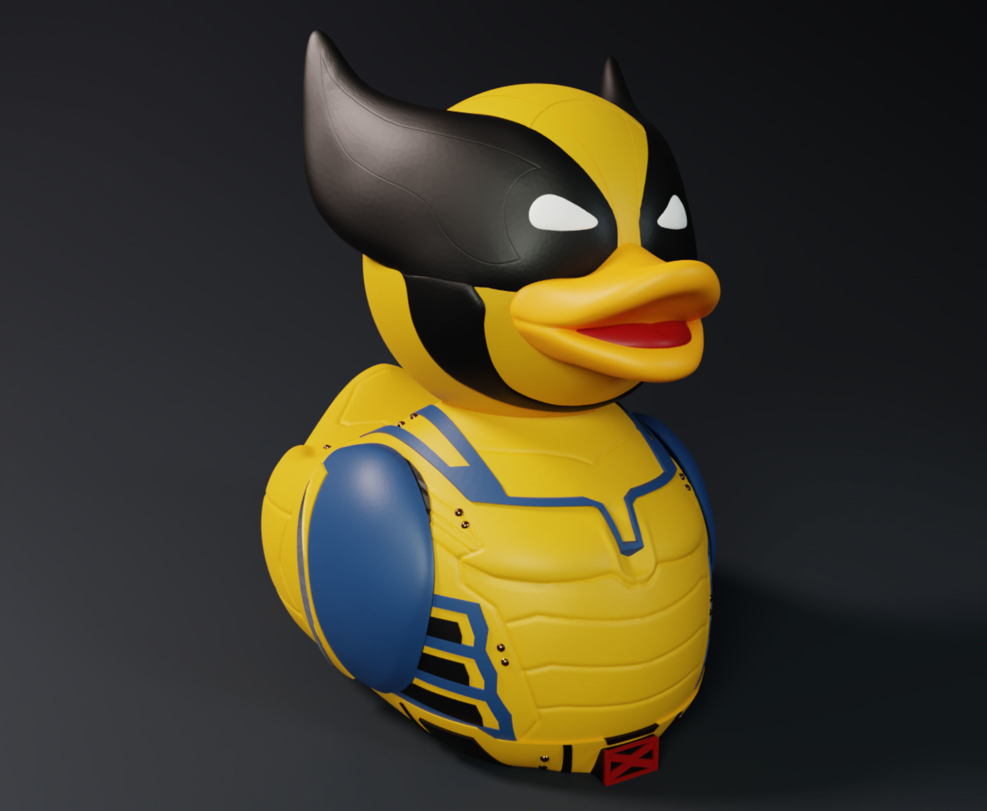 Deadpool and Wolverine Rubber Duck Pack 3D print model_2