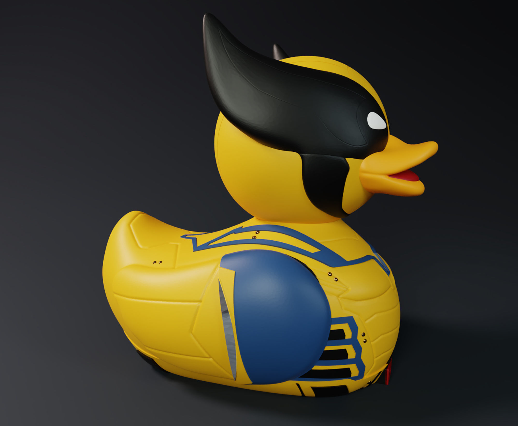 Deadpool and Wolverine Rubber Duck Pack 3D print model_4