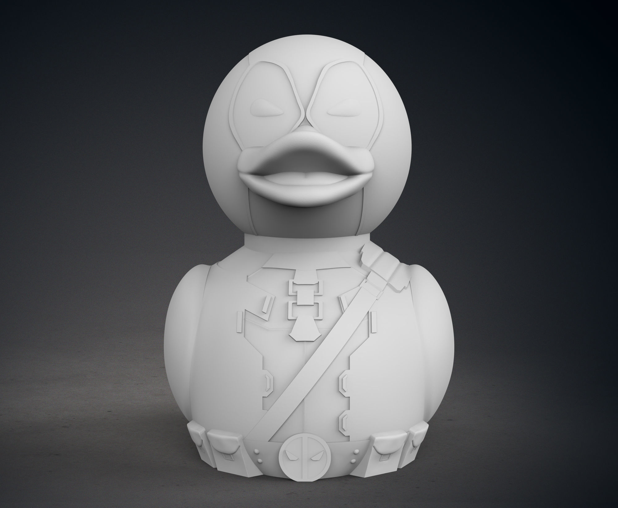 Deadpool and Wolverine Rubber Duck Pack 3D print model_5
