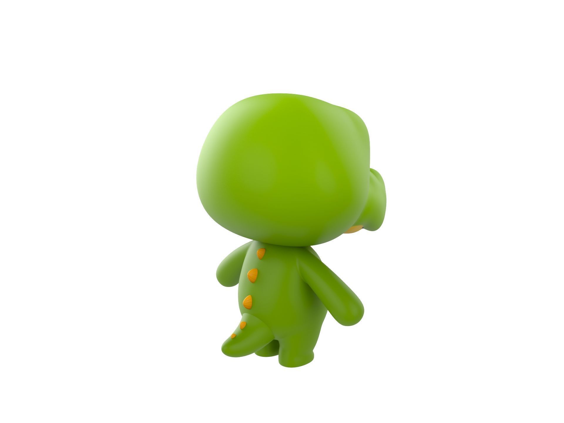 Character329 Rigged Crocodile 3D model_3