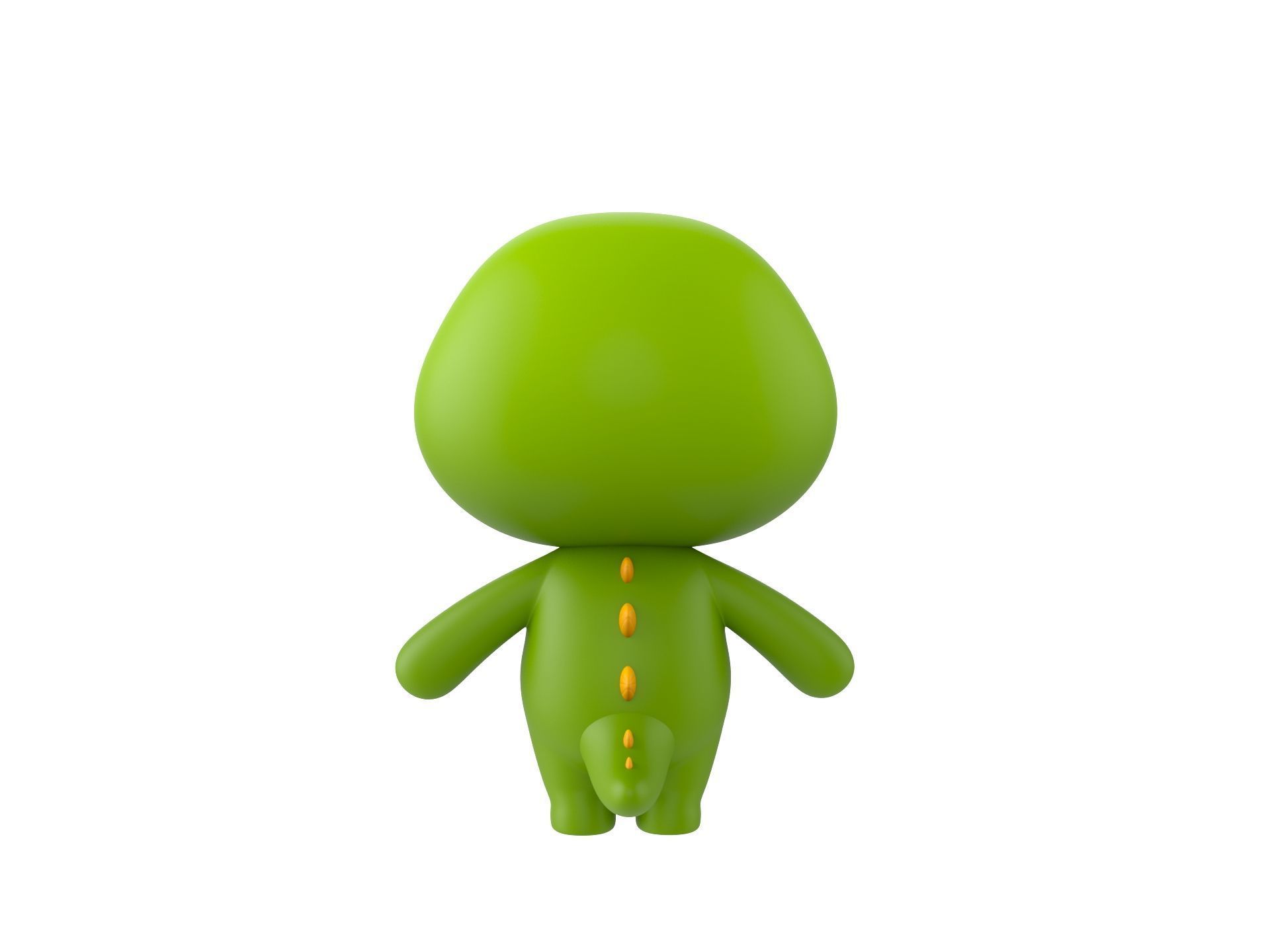 Character329 Rigged Crocodile 3D model_4