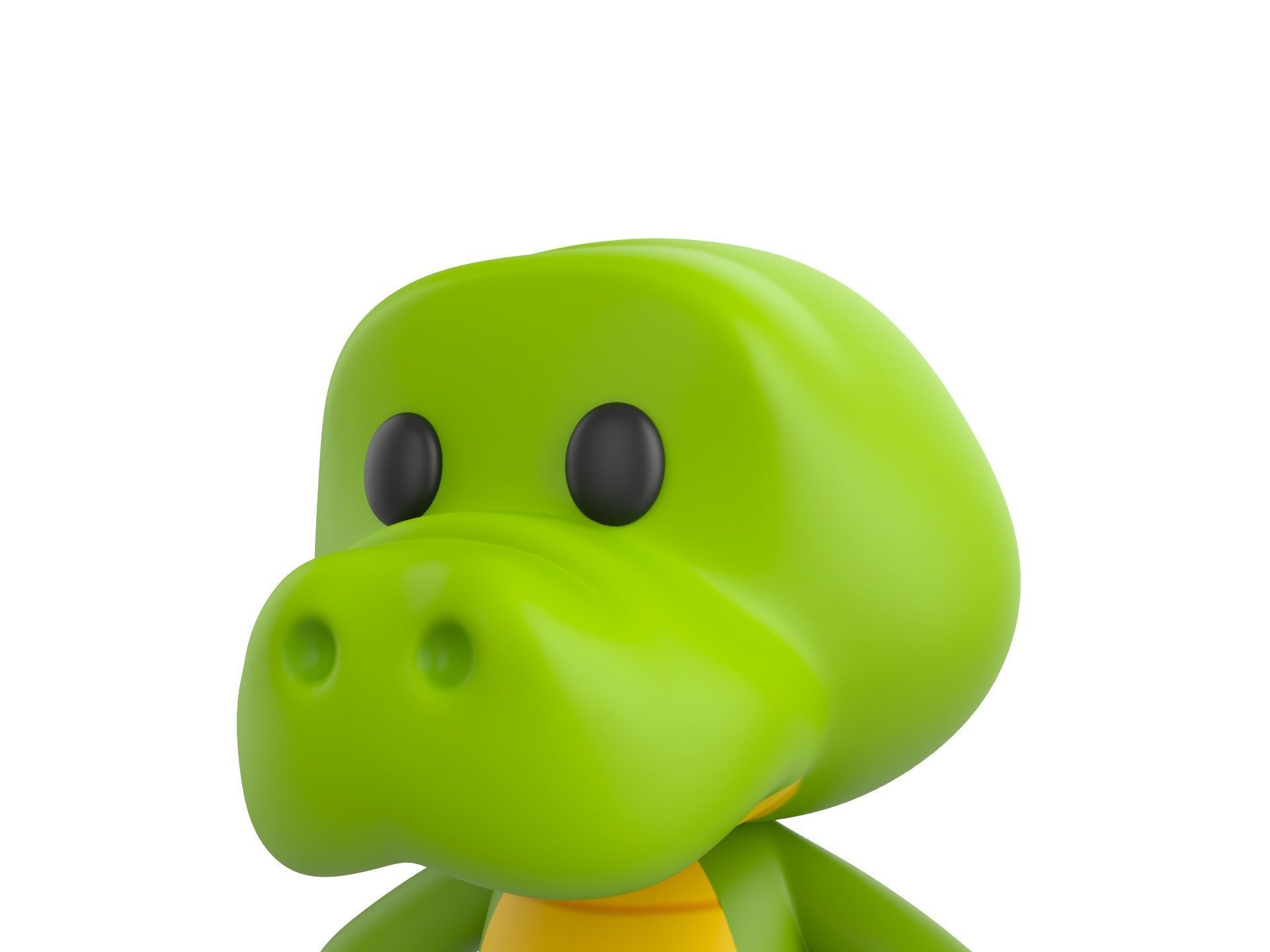 Character329 Rigged Crocodile 3D model_5