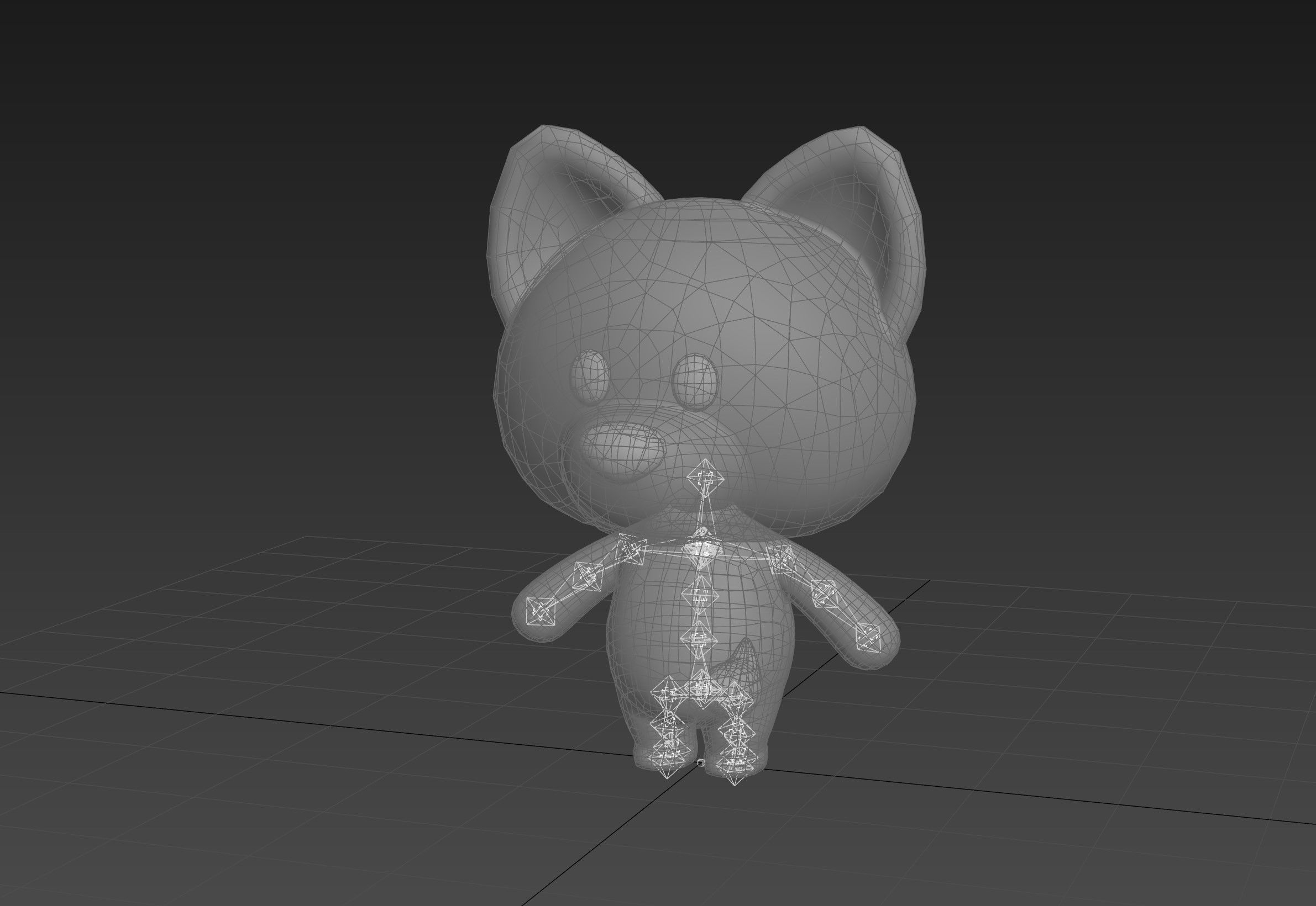 Character330 Rigged Wolf 3D model_13