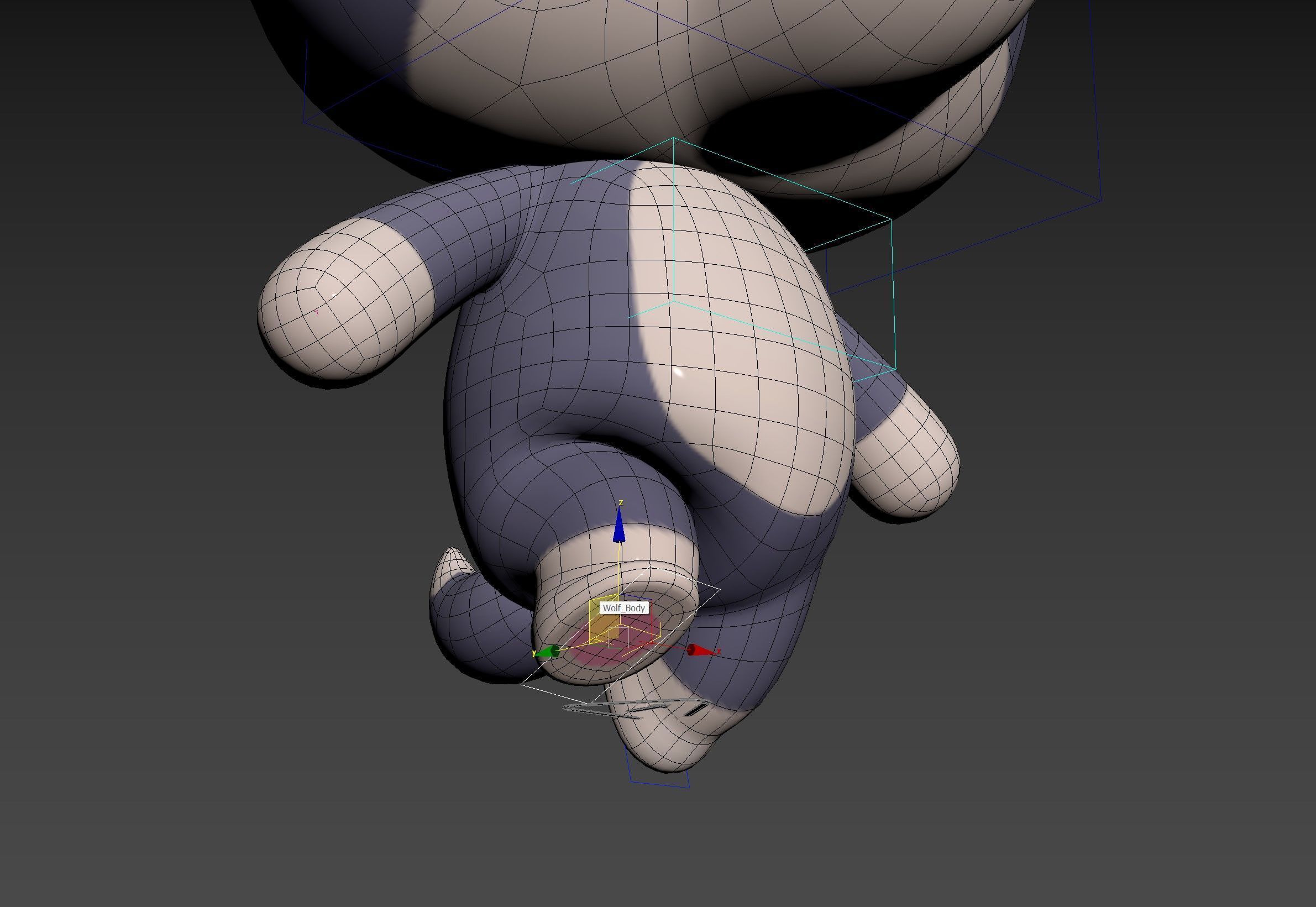 Character330 Rigged Wolf 3D model_23