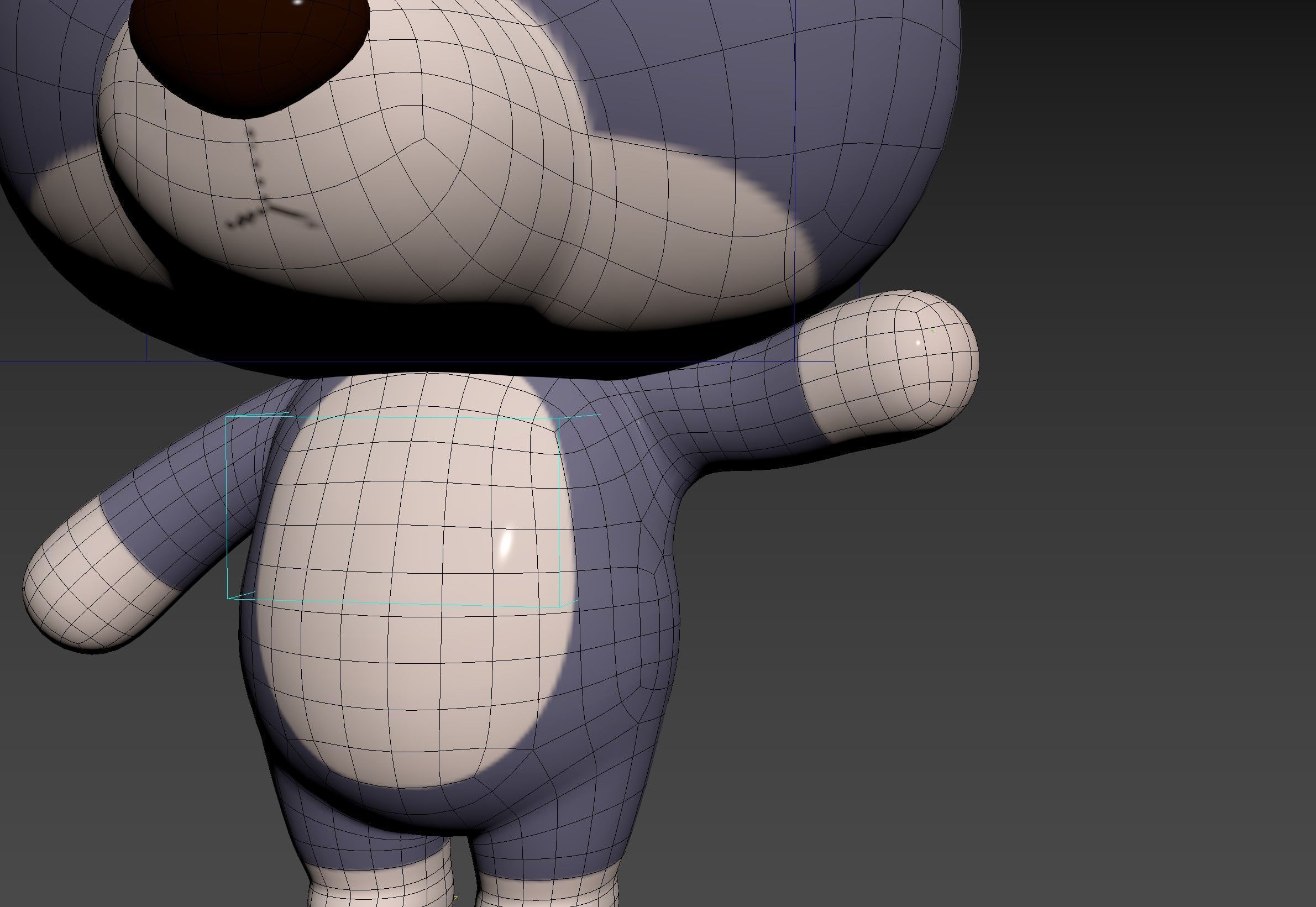 Character330 Rigged Wolf 3D model_19