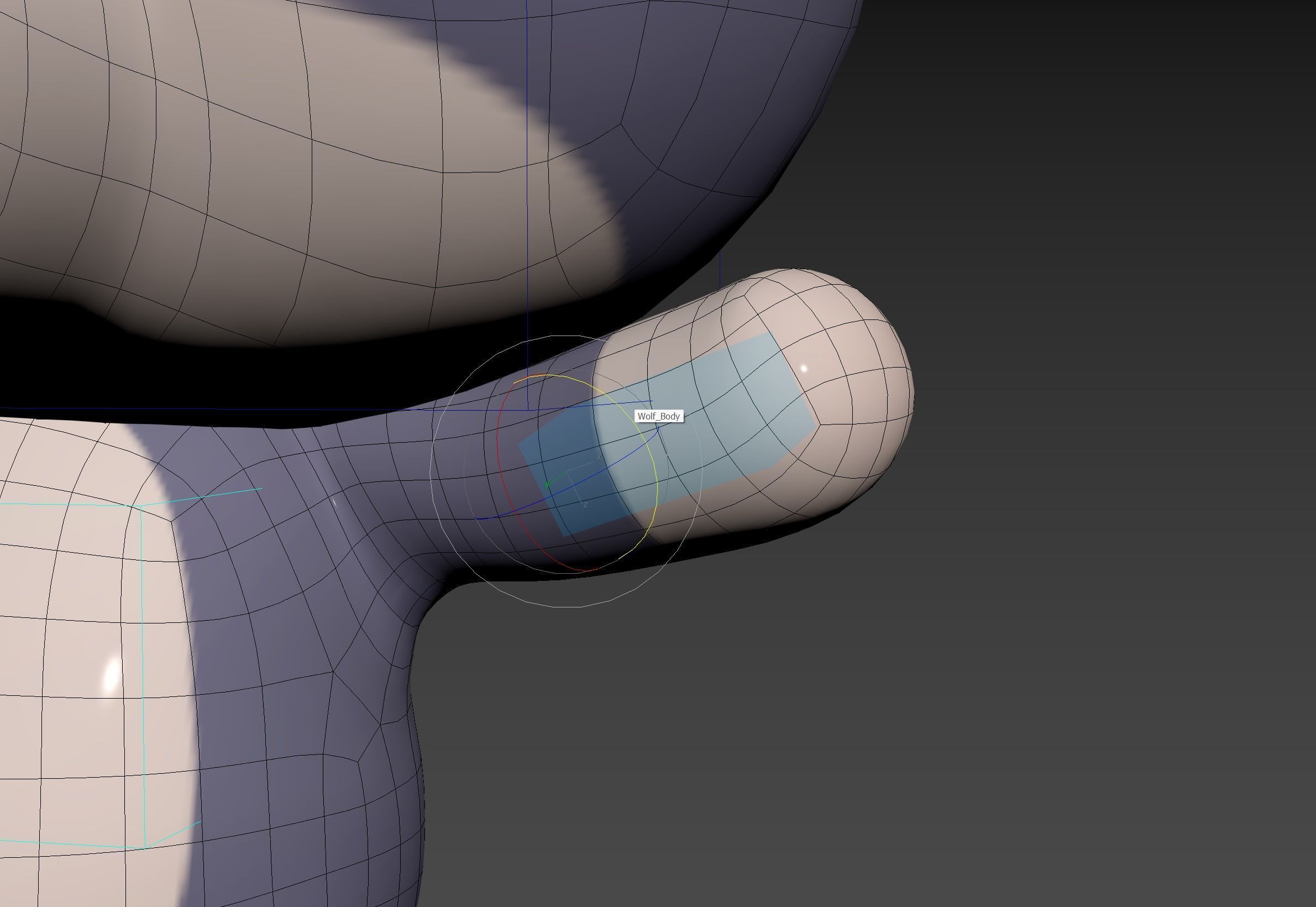 Character330 Rigged Wolf 3D model_20