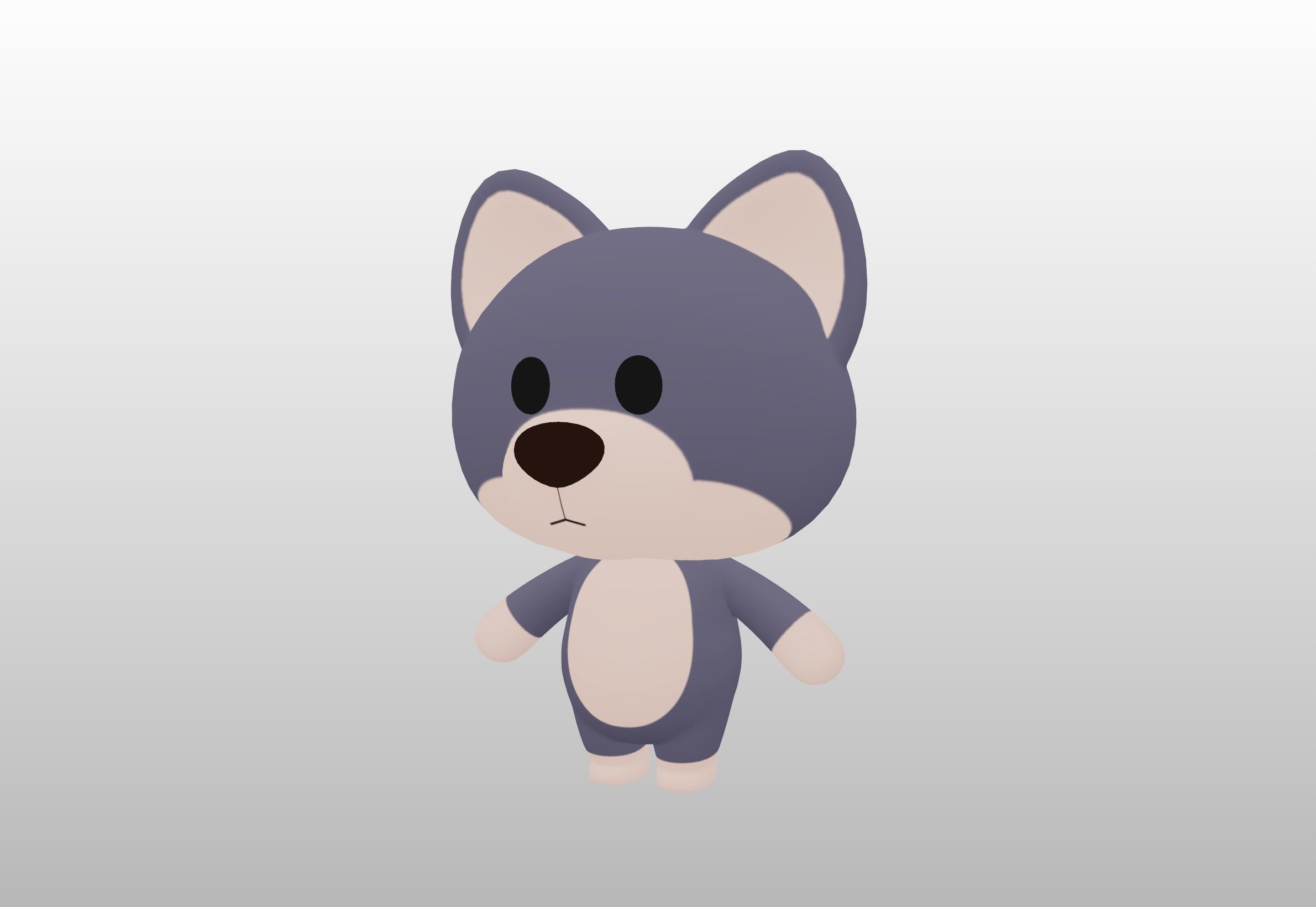 Character330 Rigged Wolf 3D model_11