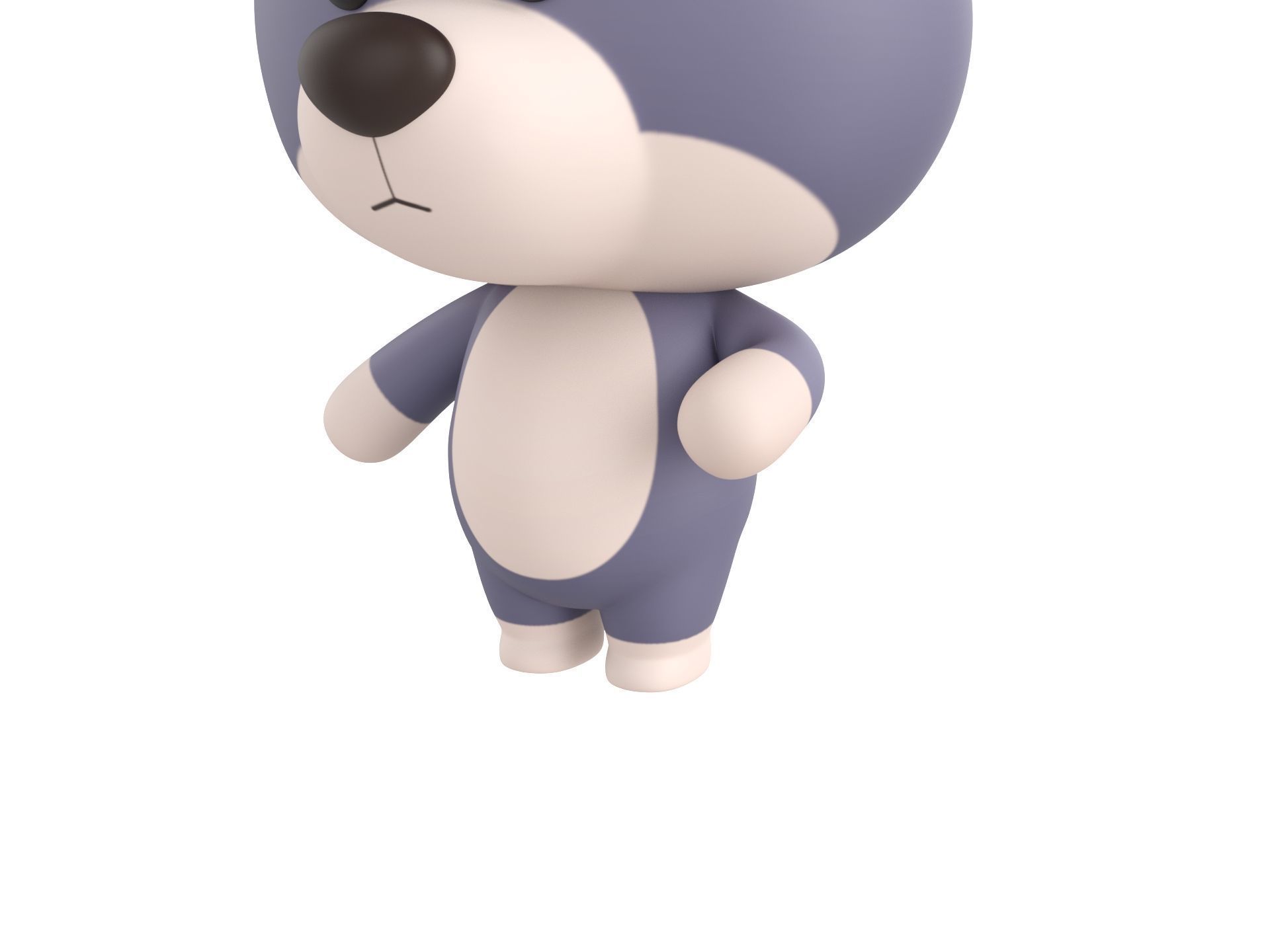 Character330 Rigged Wolf 3D model_7