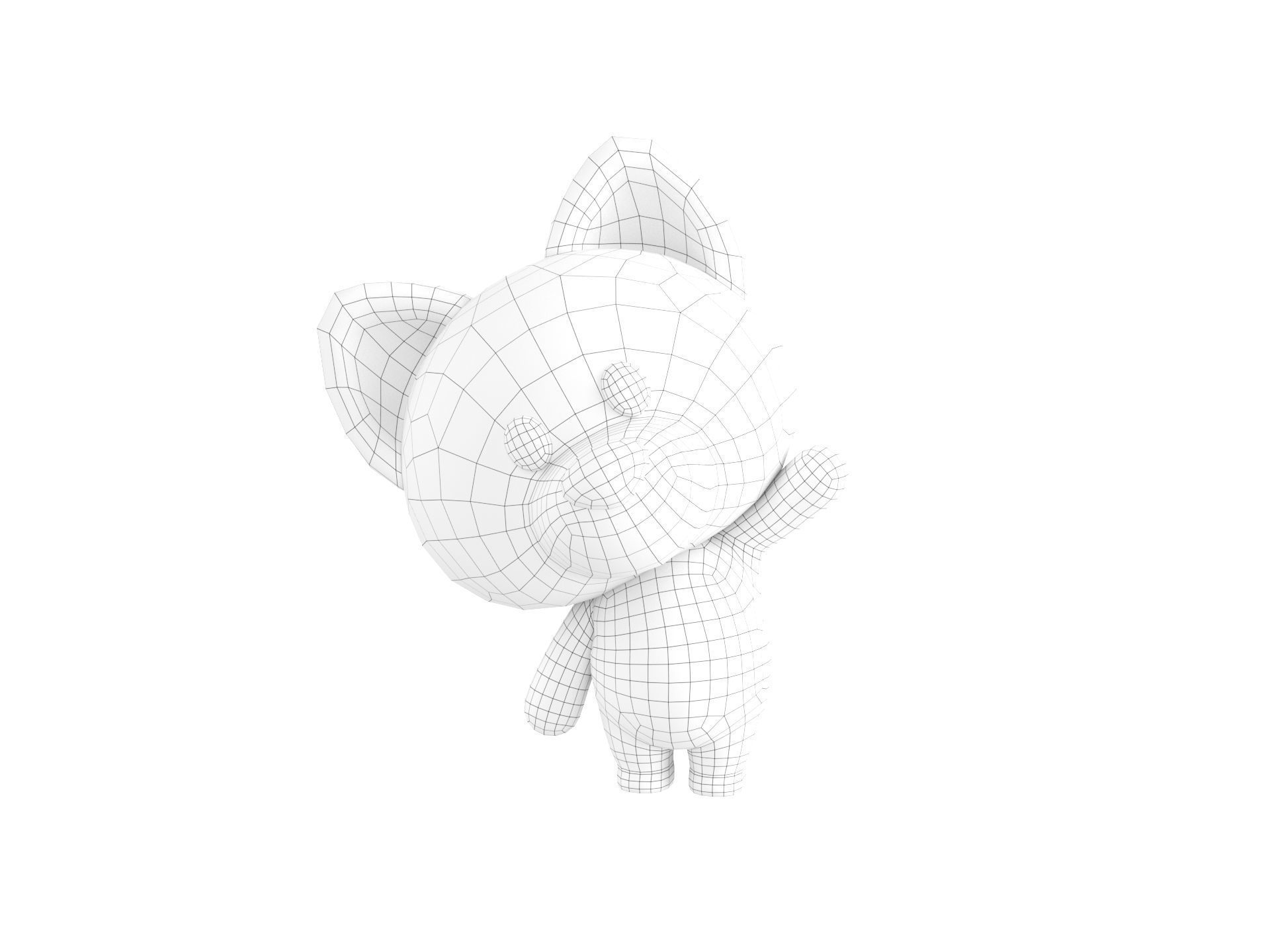 Character330 Rigged Wolf 3D model_24