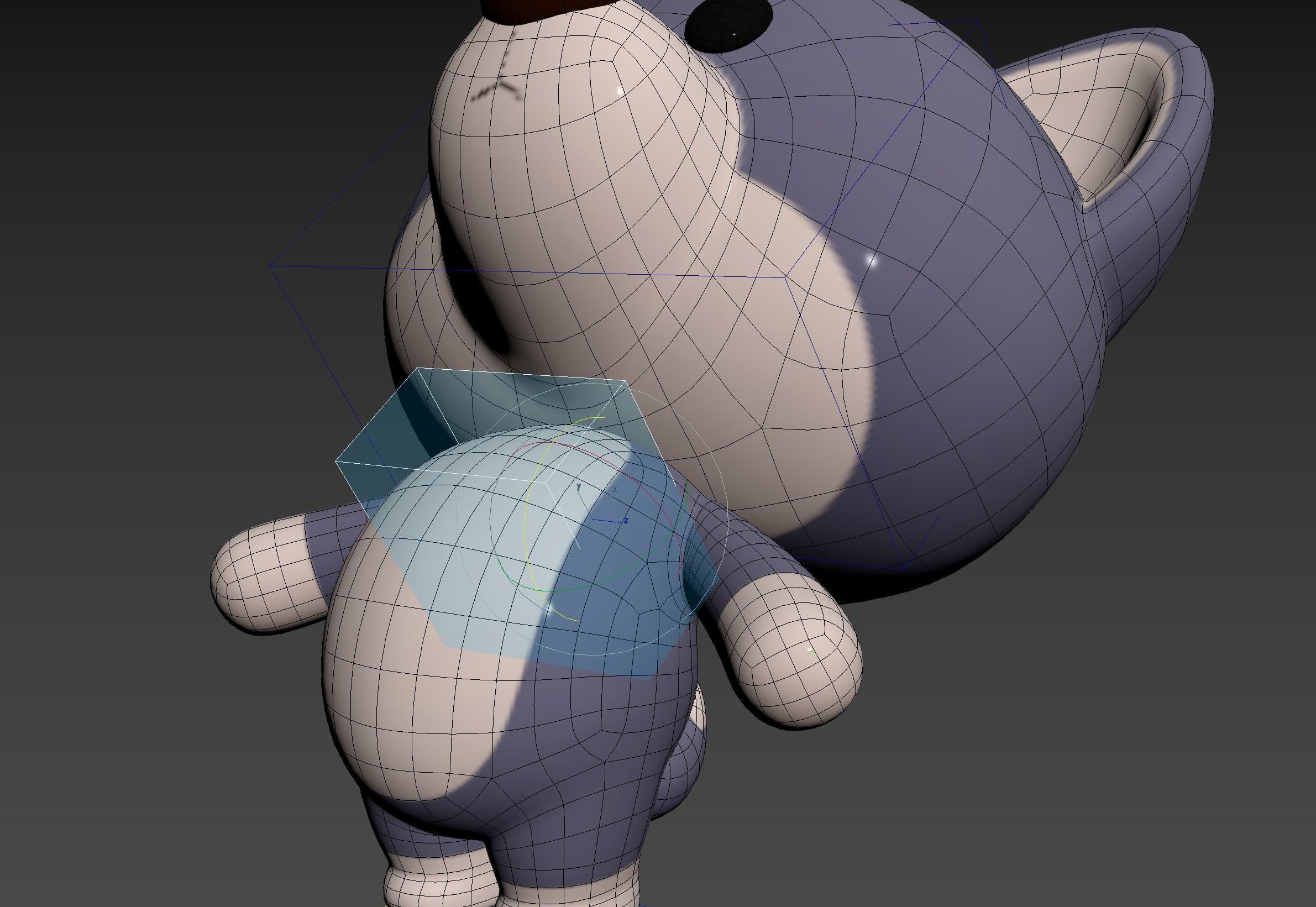 Character330 Rigged Wolf 3D model_21