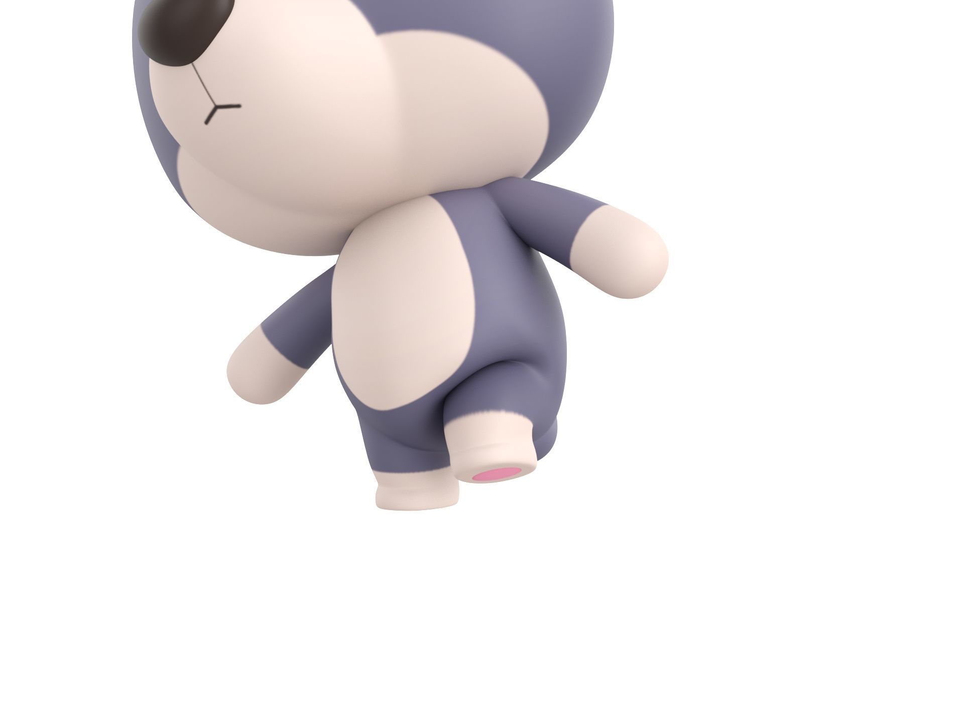 Character330 Rigged Wolf 3D model_8