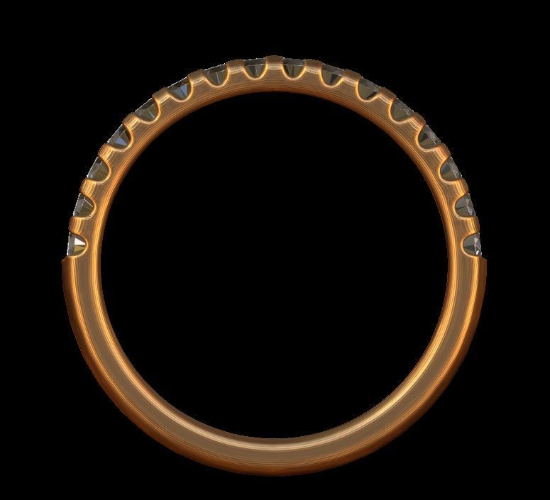 Half eternity ring 01 3D print model_27