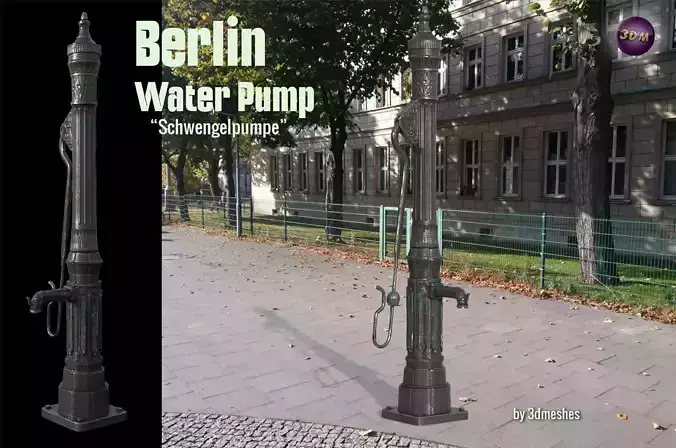 Levelling pump - Fridrichshain - PBR lowpoly