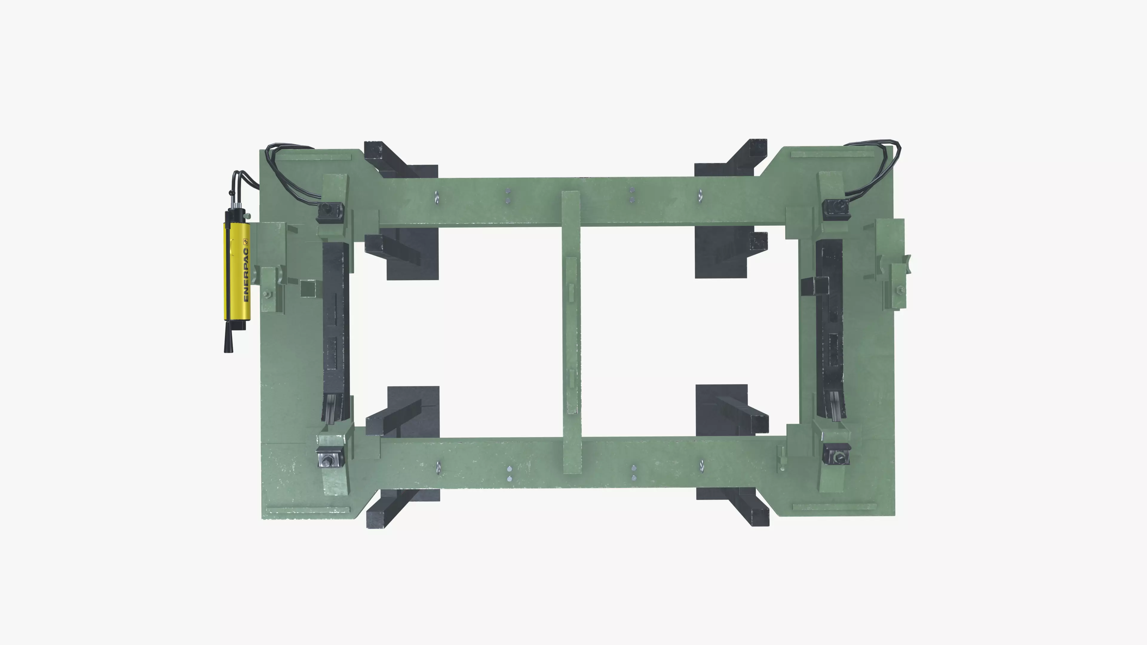 Hydraulic grinding setup 3D model_0