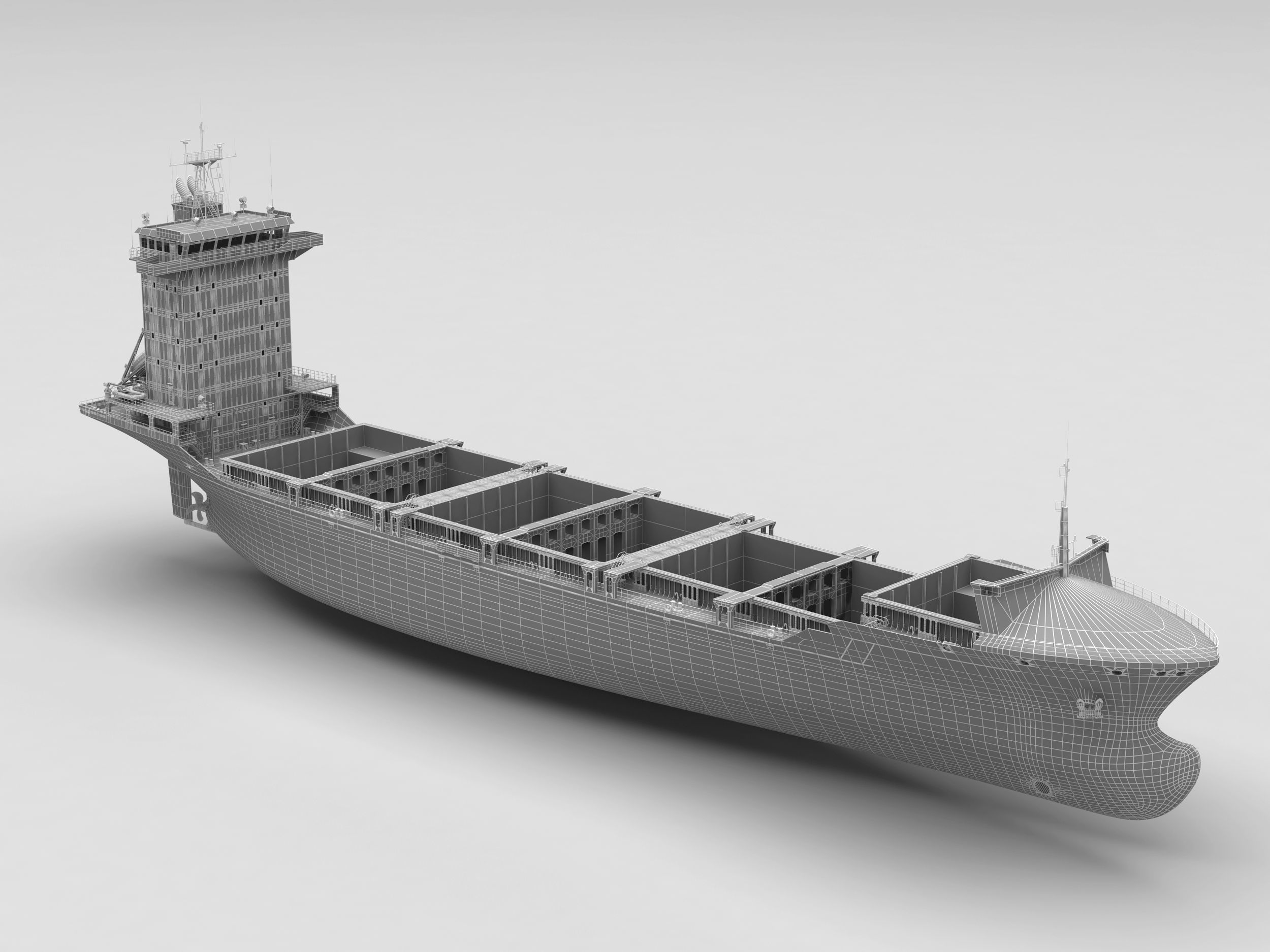 Container Feeder 800 Blue 3D model_10