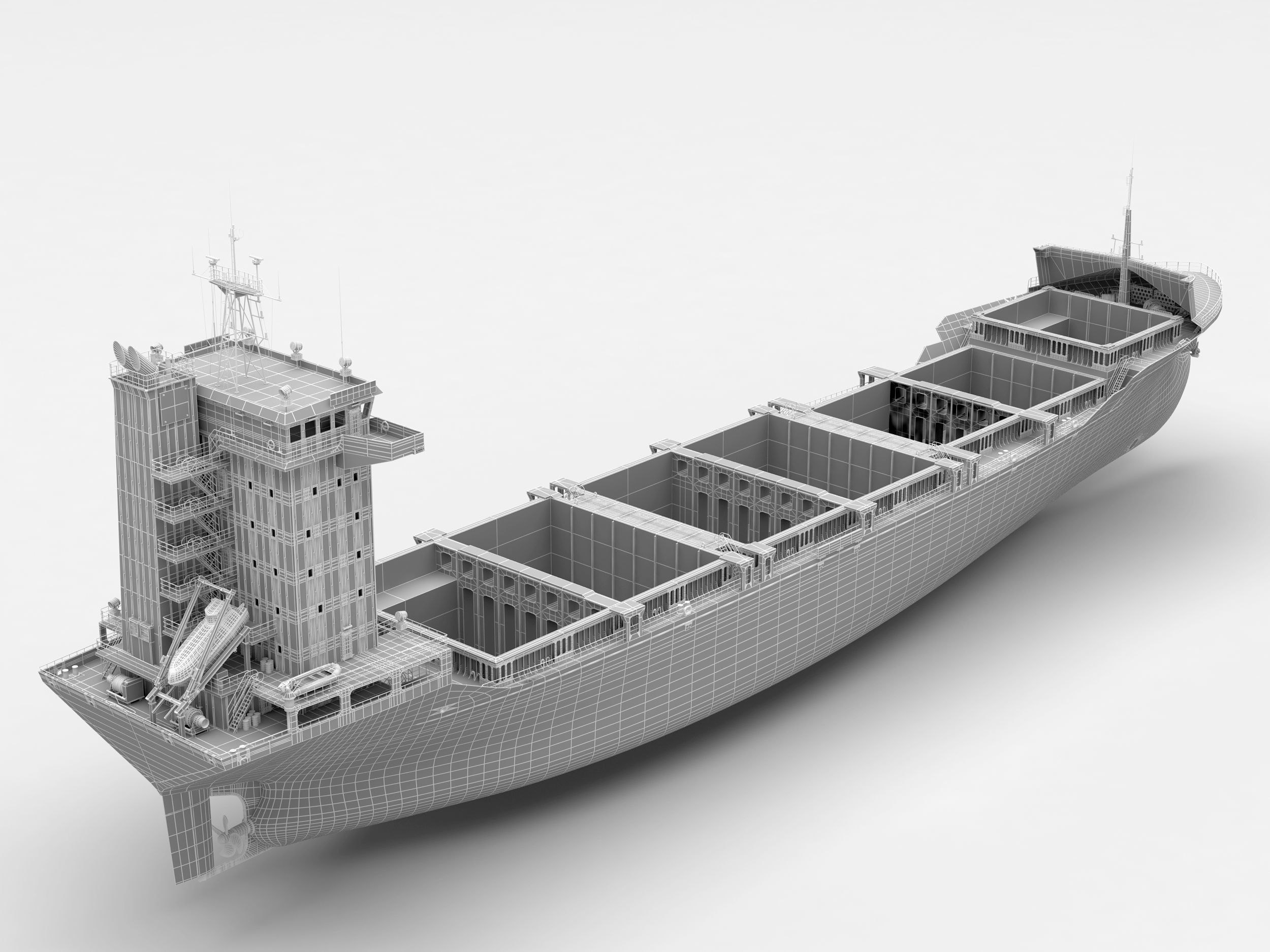 Container Feeder 800 Blue 3D model_11