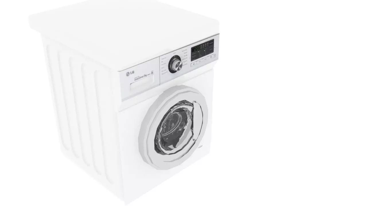 LG Washing Machine 3D model_0