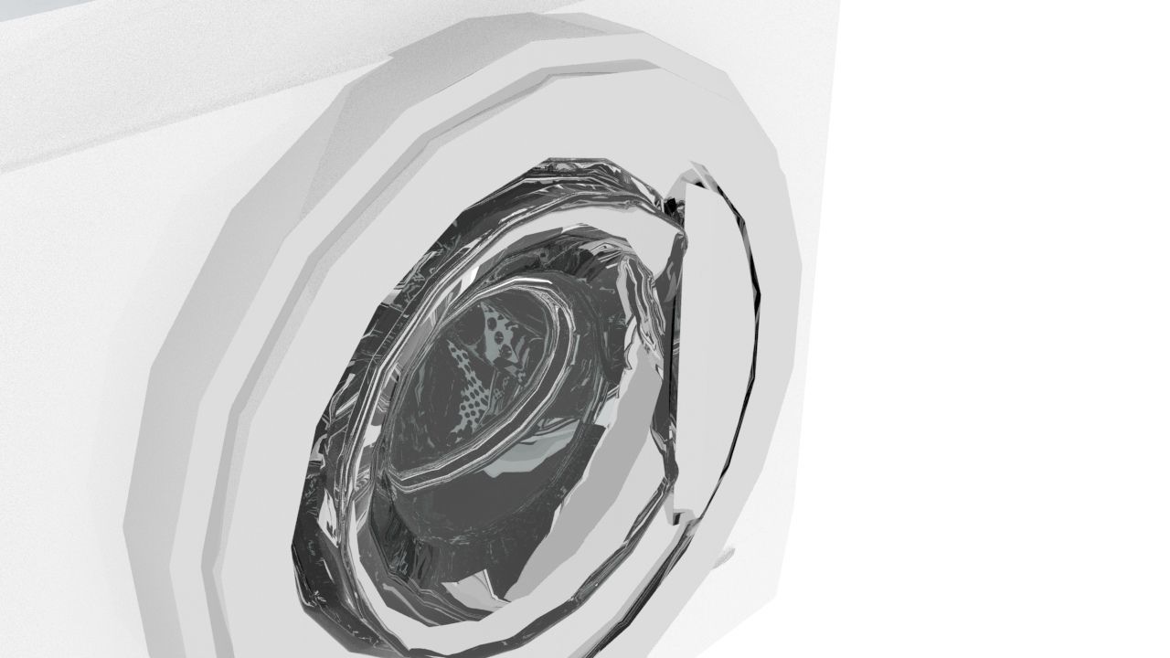 LG Washing Machine 3D model_3