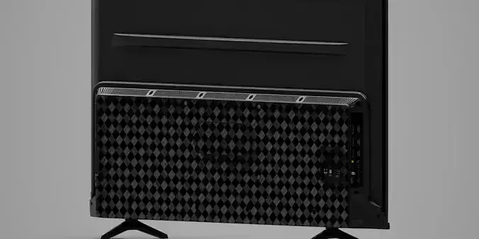 LED TV Low-poly 3D model