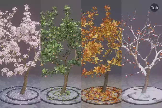 Four seasons tree