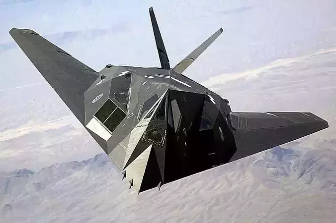 F-117A Nighthawk Stealth Fighter aircraft 3D model