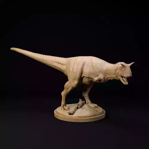 Carnotaurus roaring 32mm scale - pre-supported dinosaur 3D print model