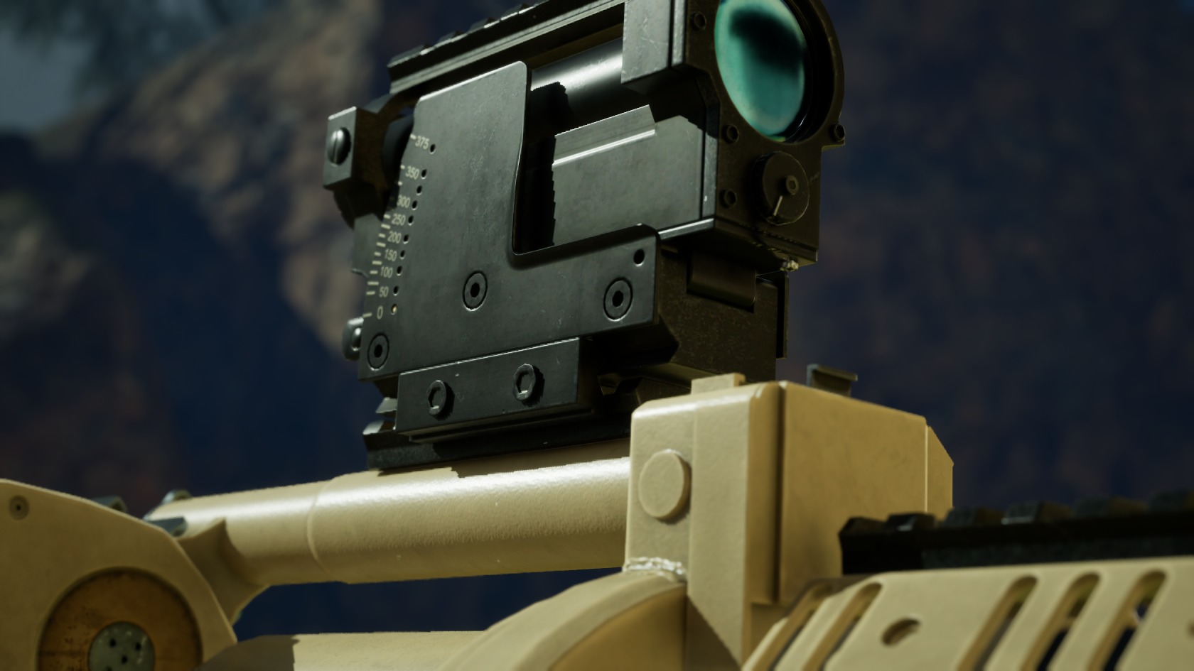 Milkor MGL-140 Low-poly 3D model Low-poly 3D model_9