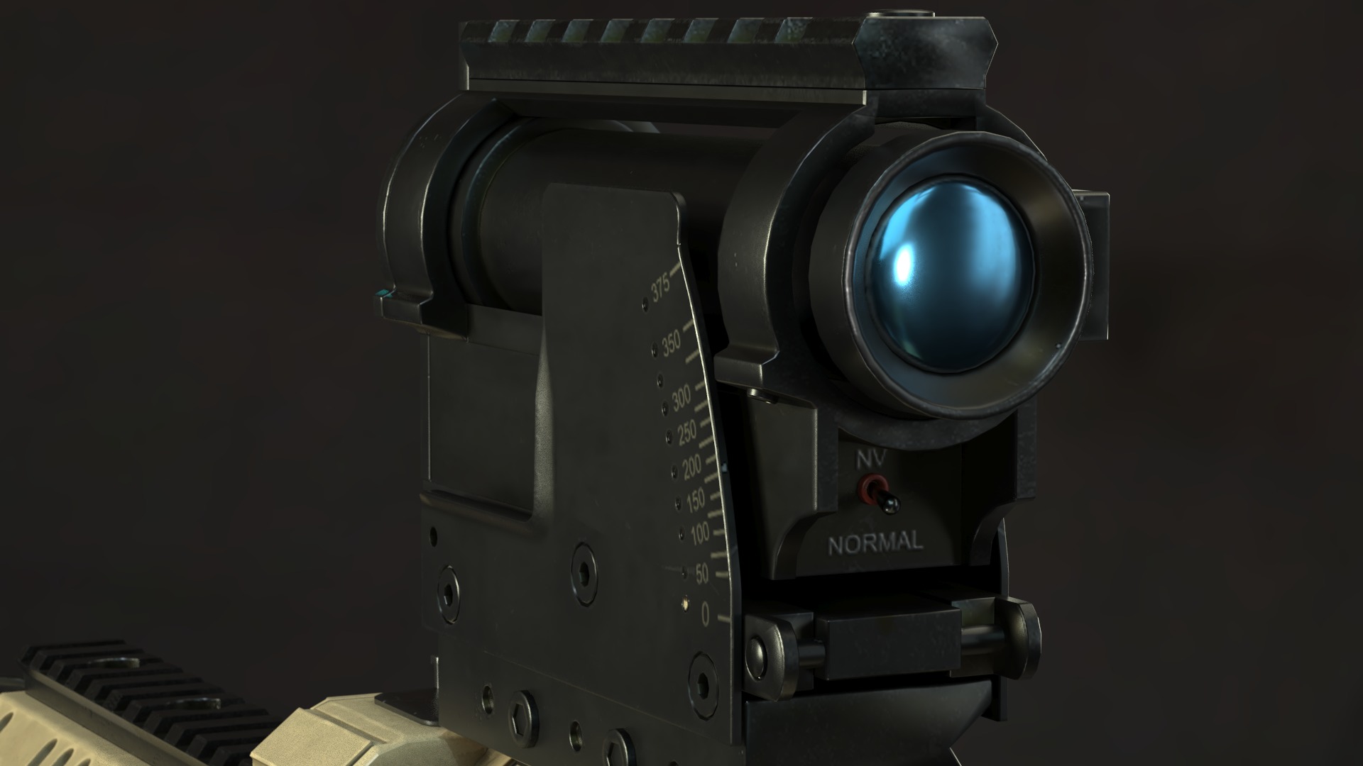 Milkor MGL-140 Low-poly 3D model Low-poly 3D model_2