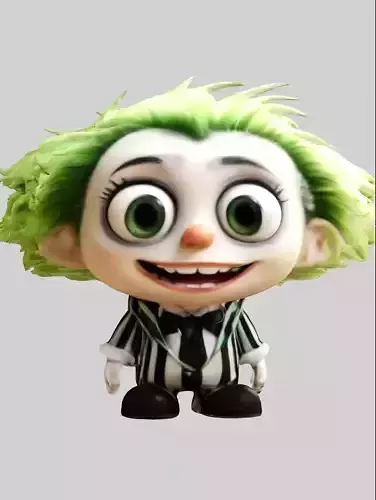 Beetlejuice Doll Chibi