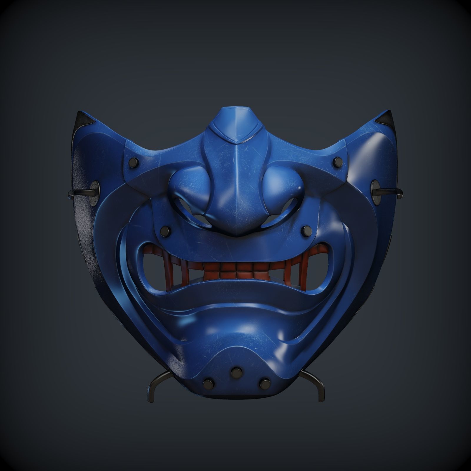 GHOST OF TSUSHIMA SEIRYUUS GLARE mask 3D print model_24