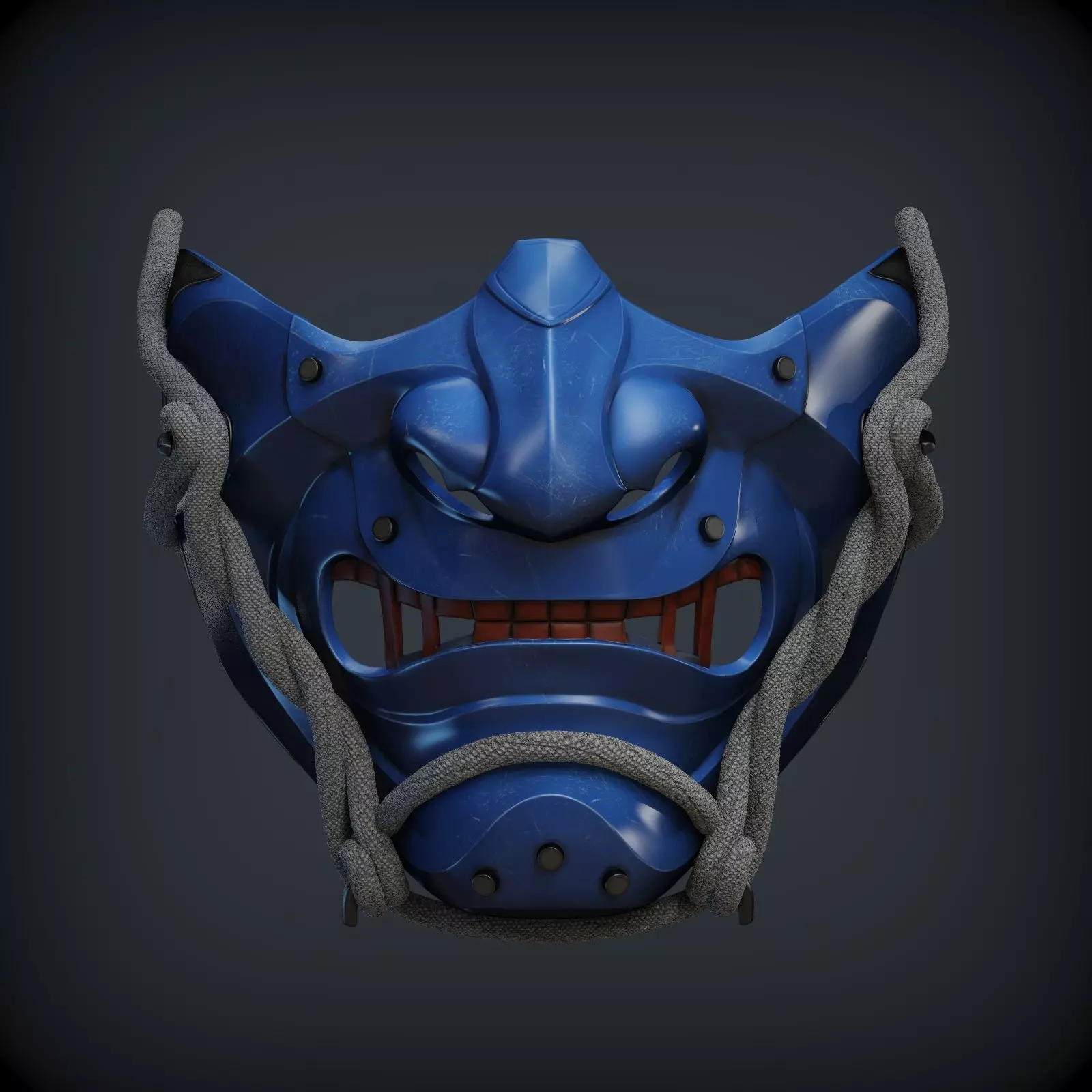 GHOST OF TSUSHIMA SEIRYUUS GLARE mask 3D print model_0