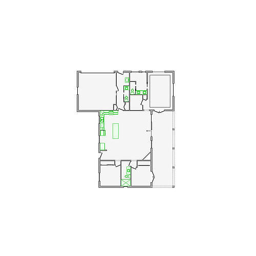  Detailed Interior Sketch - 2501-3000 SF - Xactimate 3D model