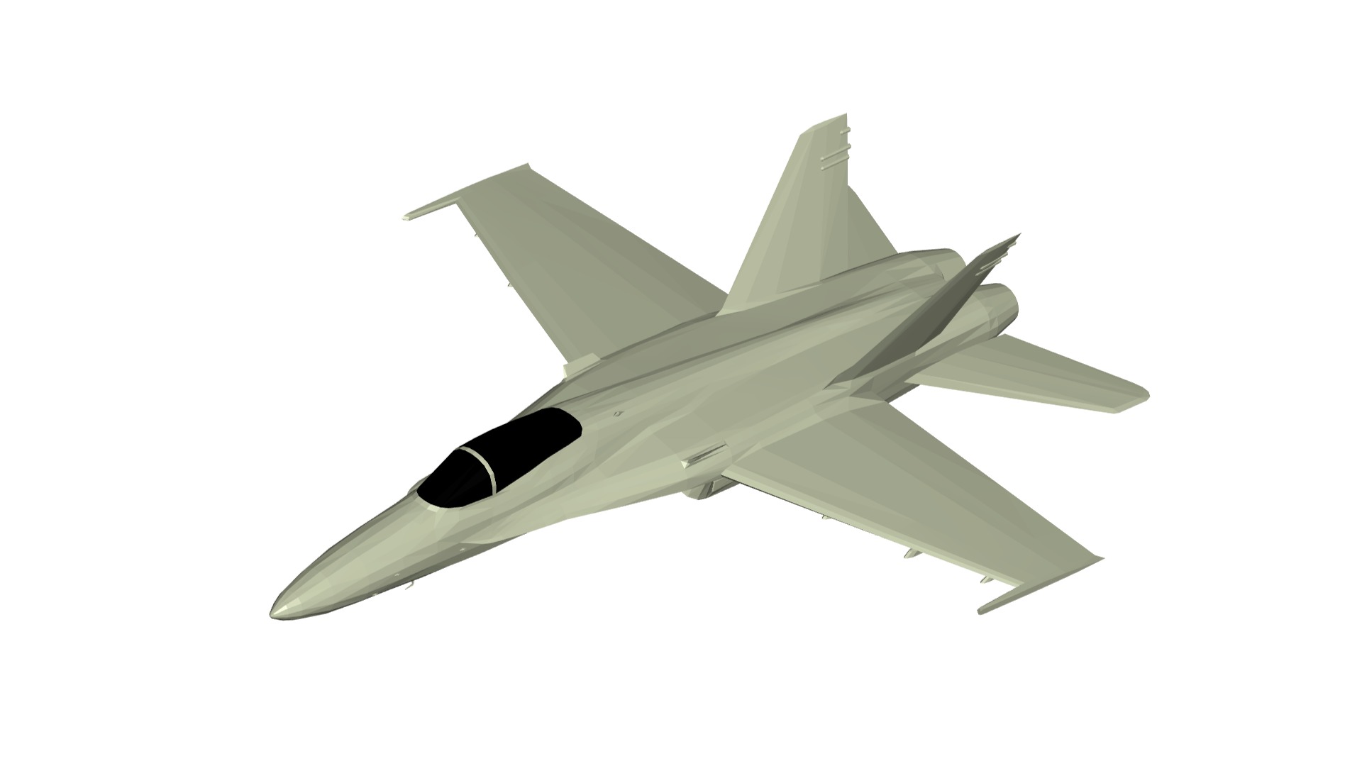 McDonnell Douglas F A-18 Hornet 3D model_1