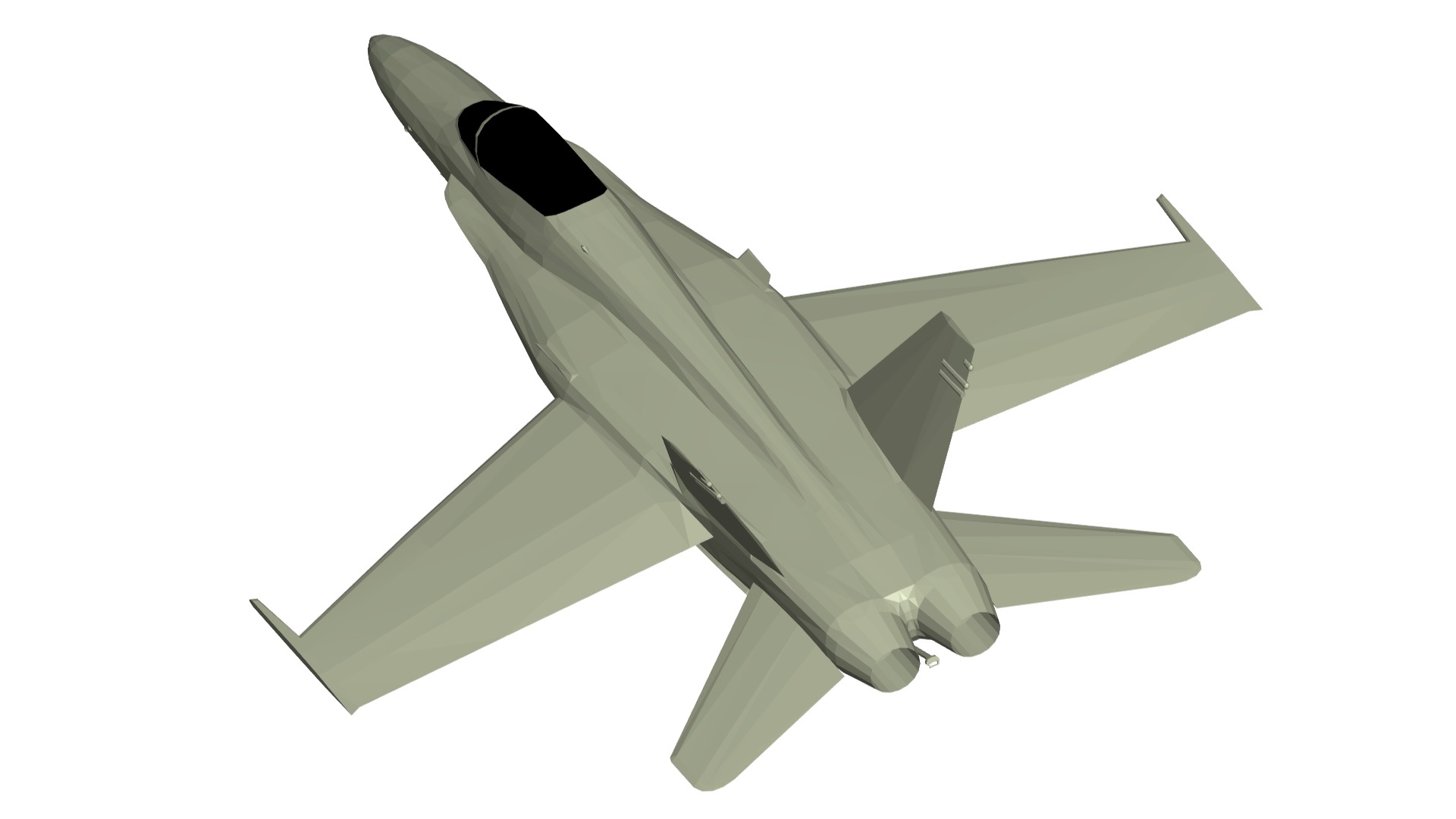 McDonnell Douglas F A-18 Hornet 3D model_4