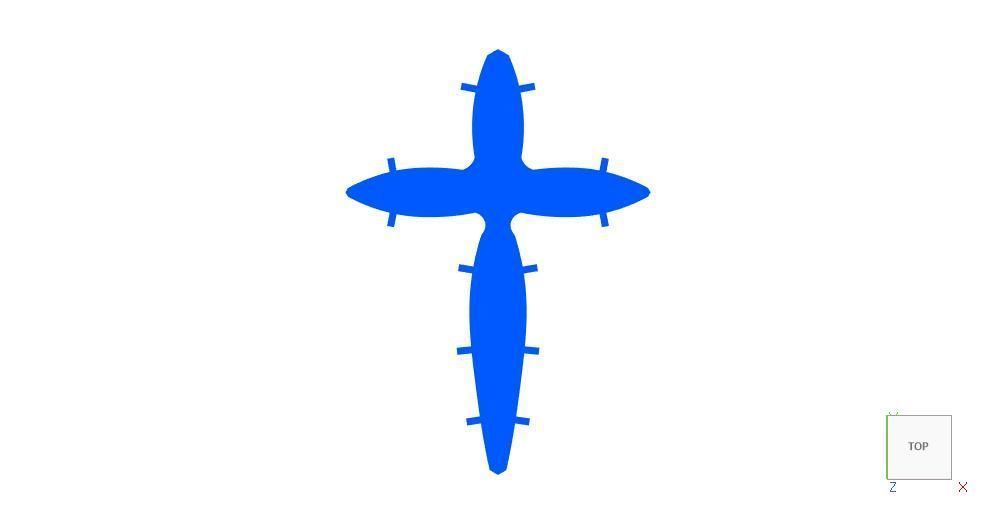 Big Diamond Cross Pendant 3D print model_23