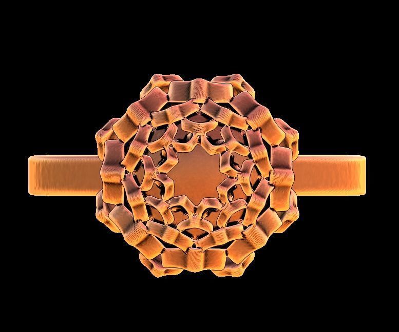 Lotus Ring 3D print model_5