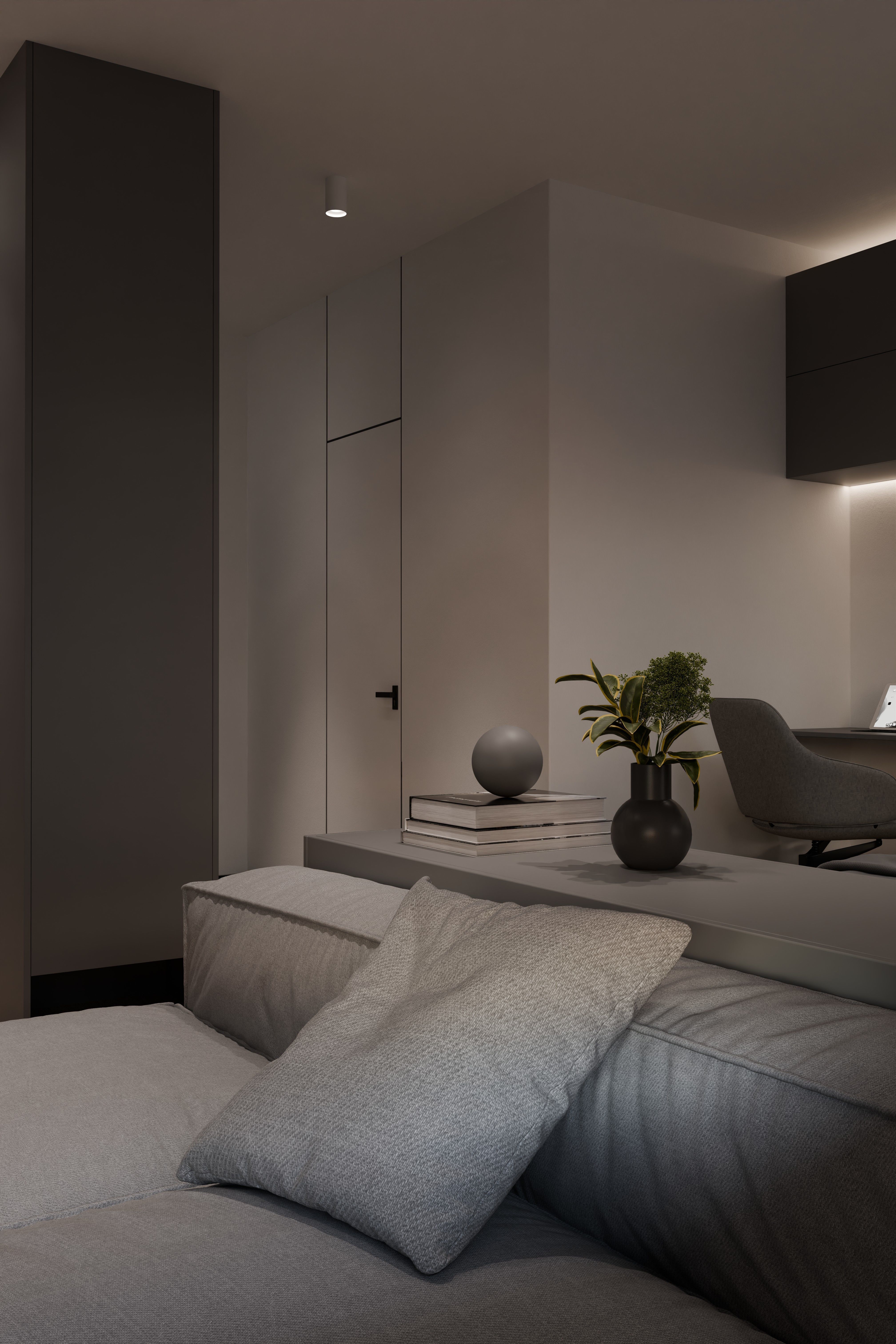 Minimalistic apartment 3D model_5