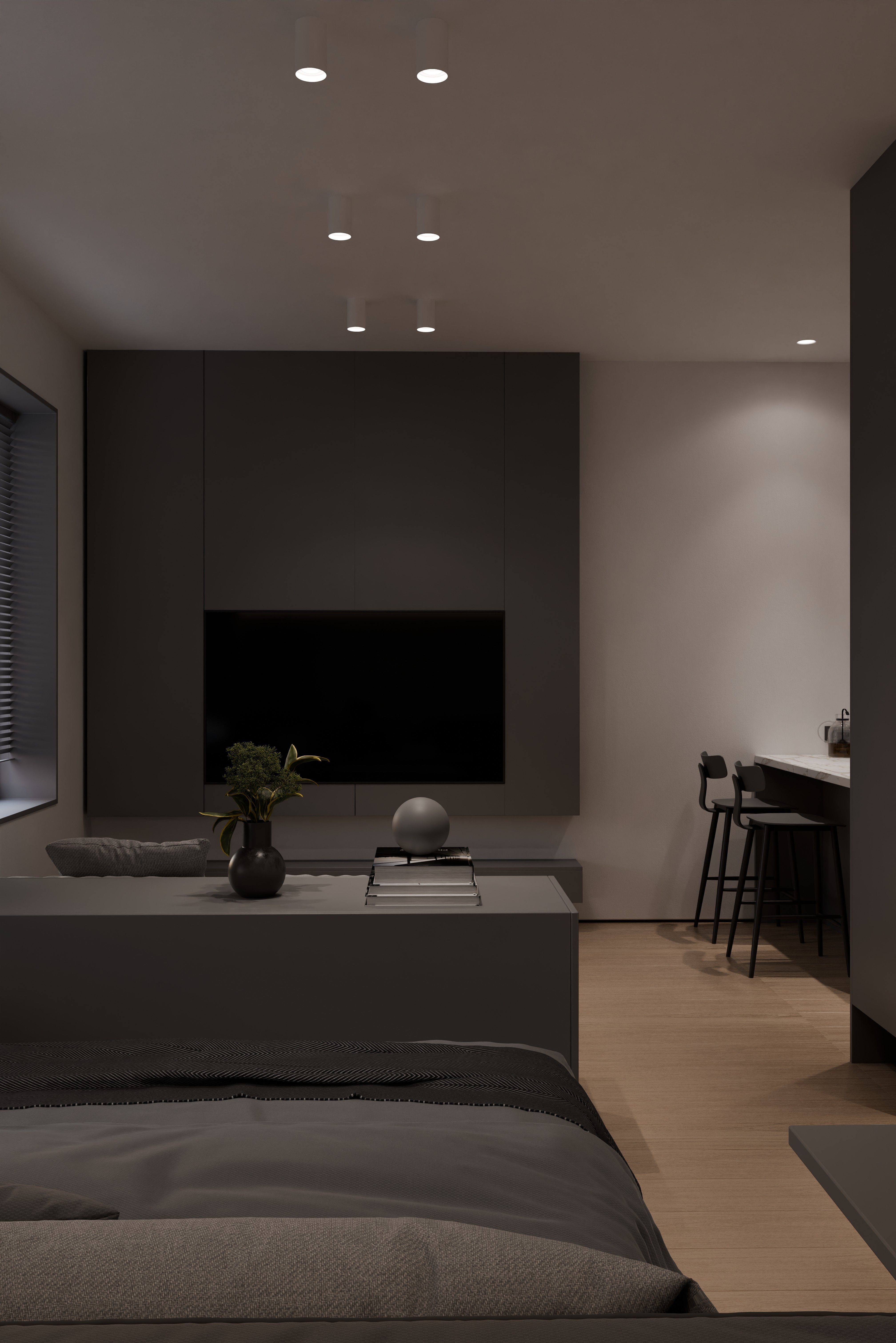Minimalistic apartment 3D model_2