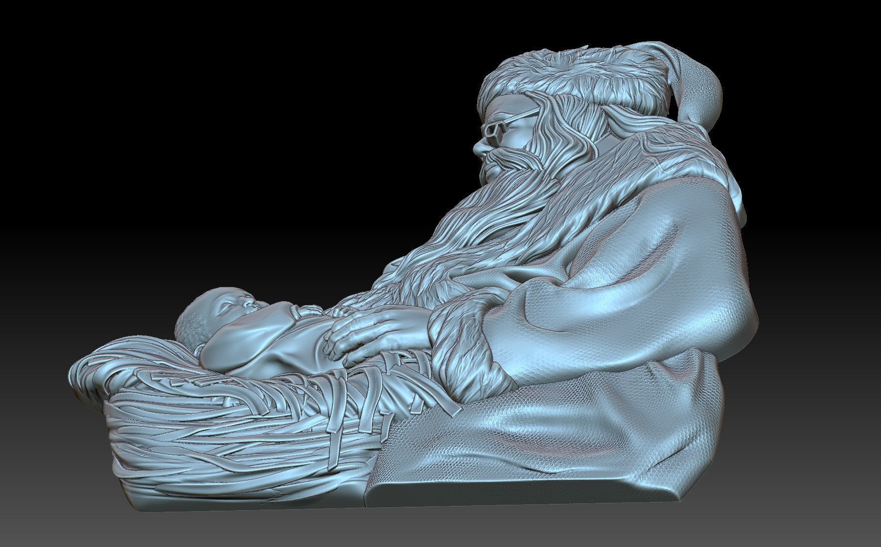 Santa  3D print model_3