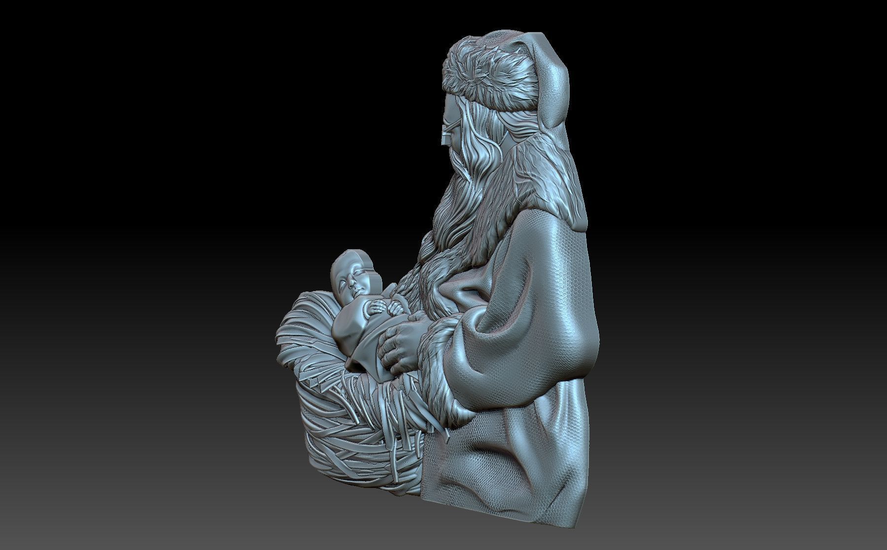 Santa  3D print model_4