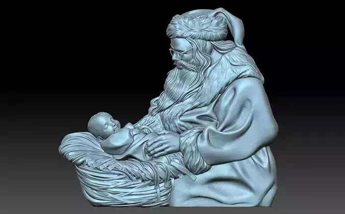 Santa  3D print model
