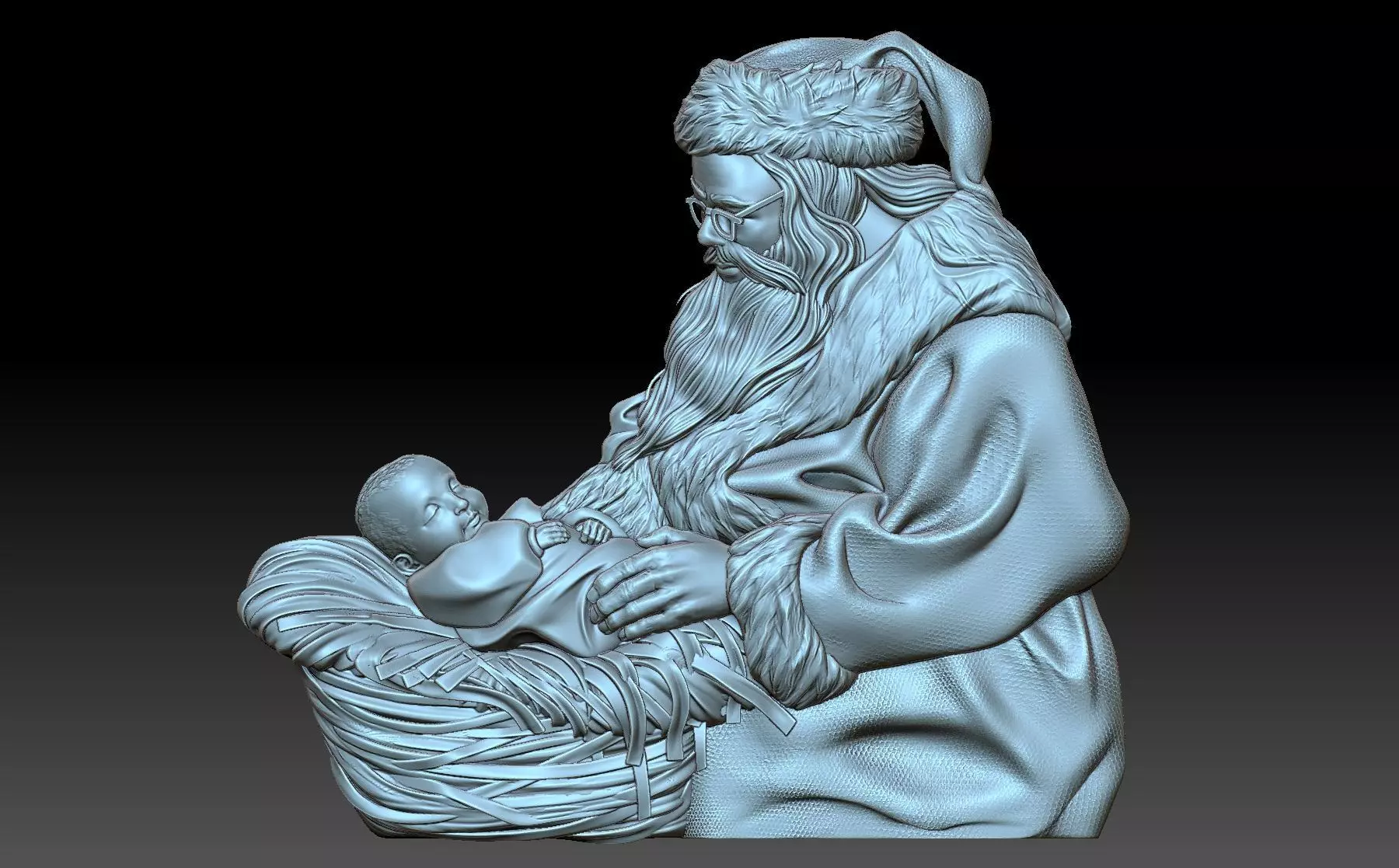 Santa  3D print model_0