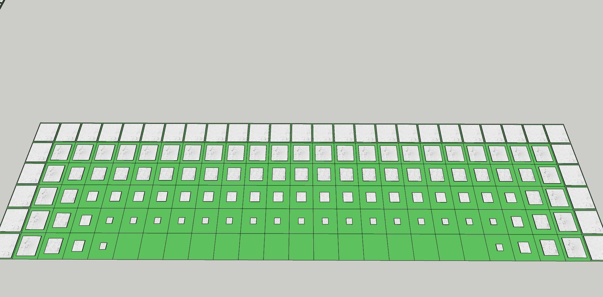Concrete grass paver design collection 3D model_1